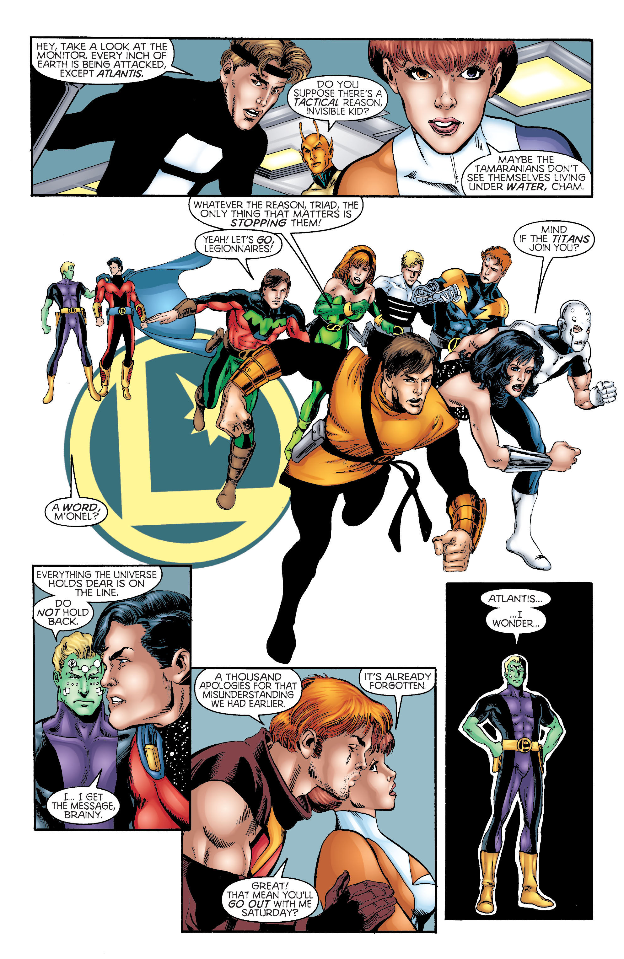 Read online Titans/Legion of Super-Heroes: Universe Ablaze comic -  Issue #4 - 6