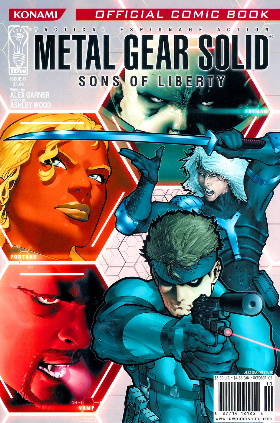 Read online Metal Gear Solid: Sons of Liberty comic -  Issue #1 - 1