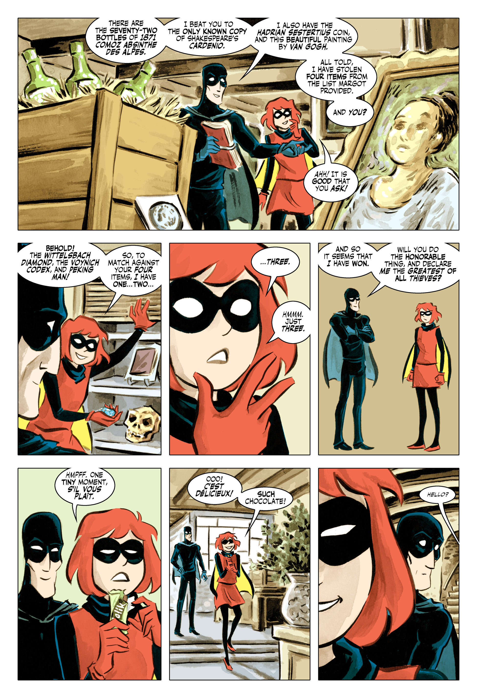 Read online Bandette (2012) comic -  Issue #9 - 17