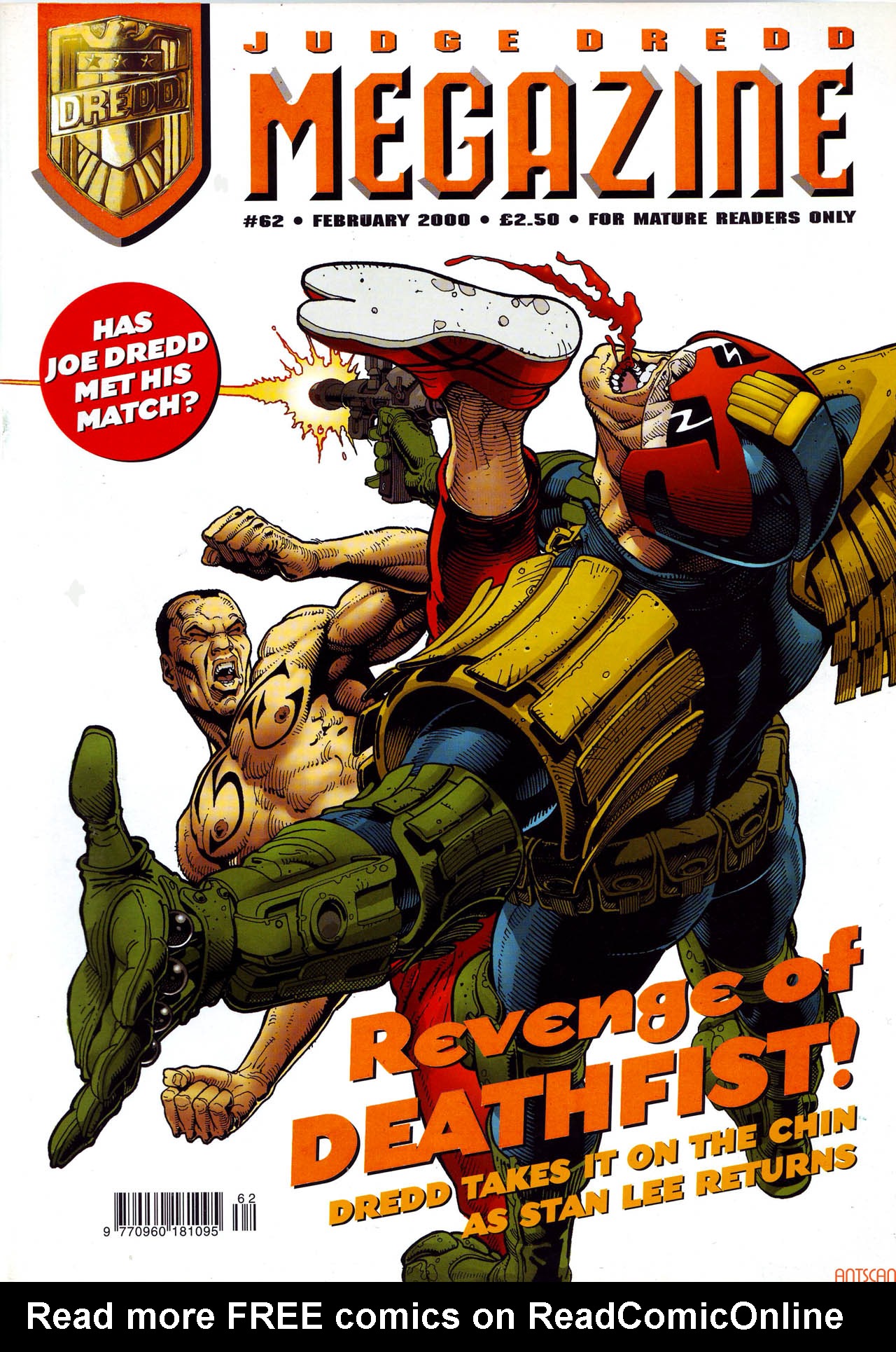 Read online Judge Dredd Megazine (vol. 3) comic -  Issue #62 - 1