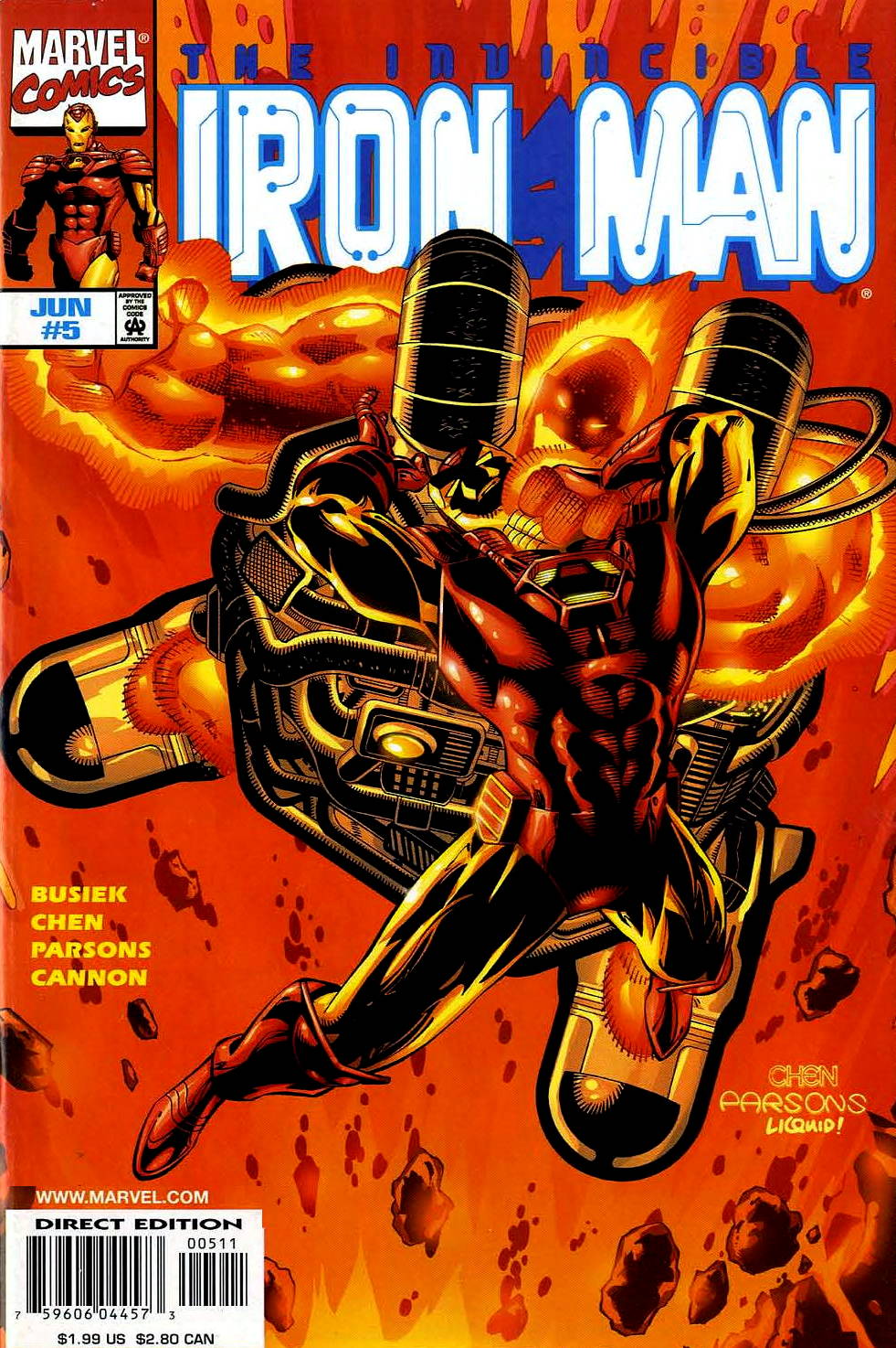 Read online Iron Man (1998) comic -  Issue #5 - 1