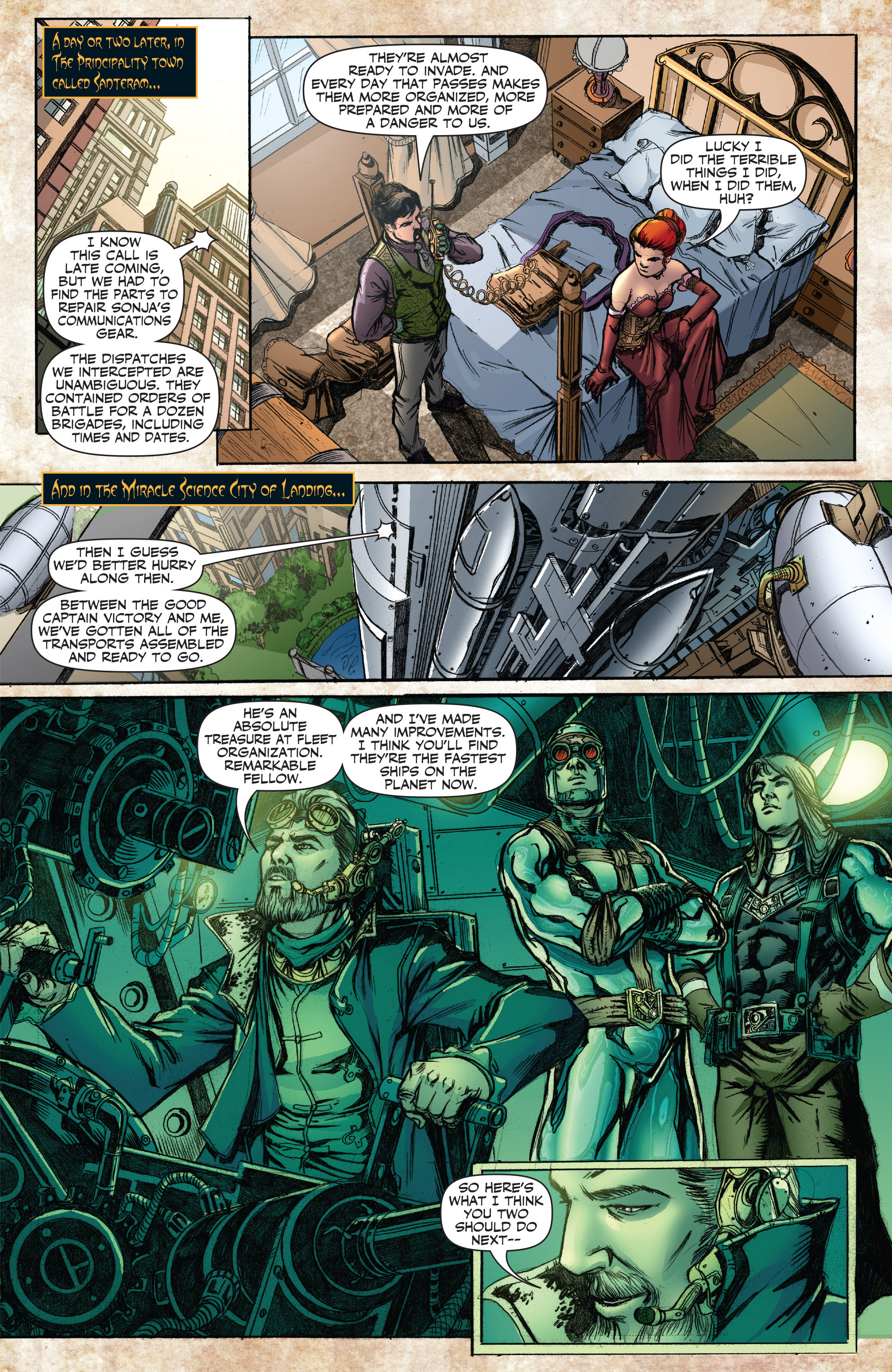 Read online Legenderry: A Steampunk Adventure comic -  Issue #7 - 15
