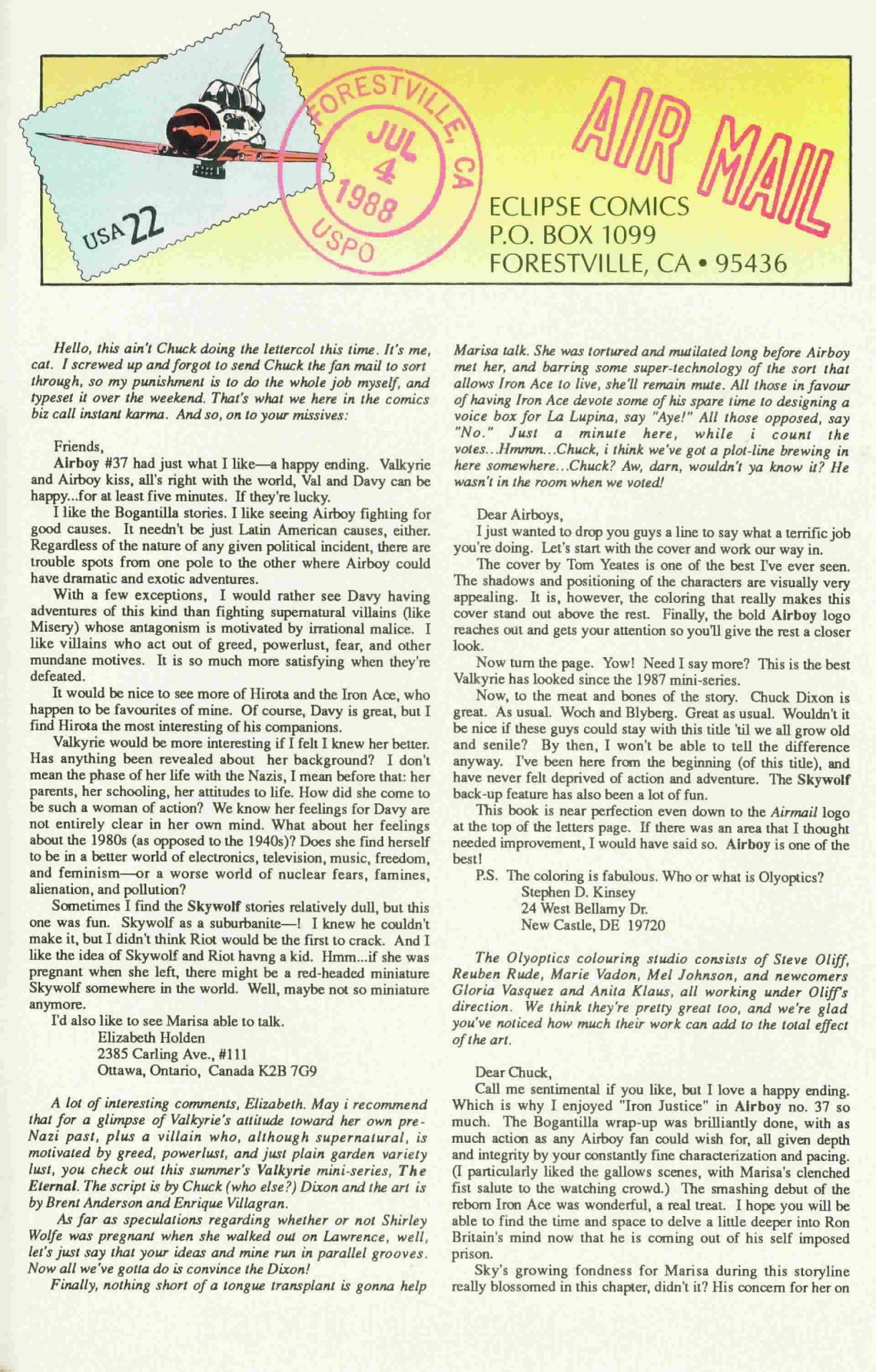 Read online Airboy (1986) comic -  Issue #40 - 33