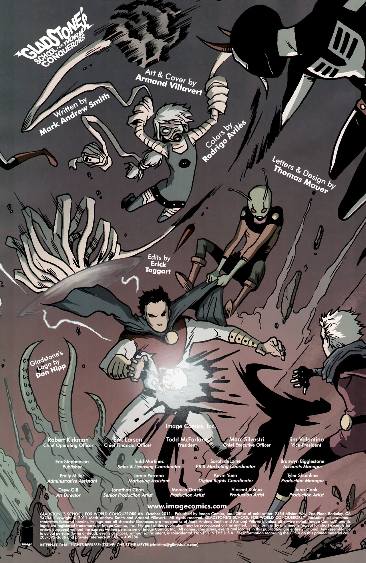 Read online Gladstone's School for World Conquerors (2011) comic -  Issue #6 - 2