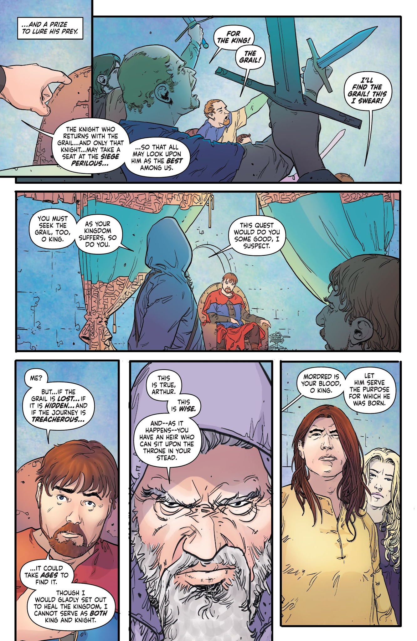 Read online Unholy Grail comic -  Issue #5 - 11