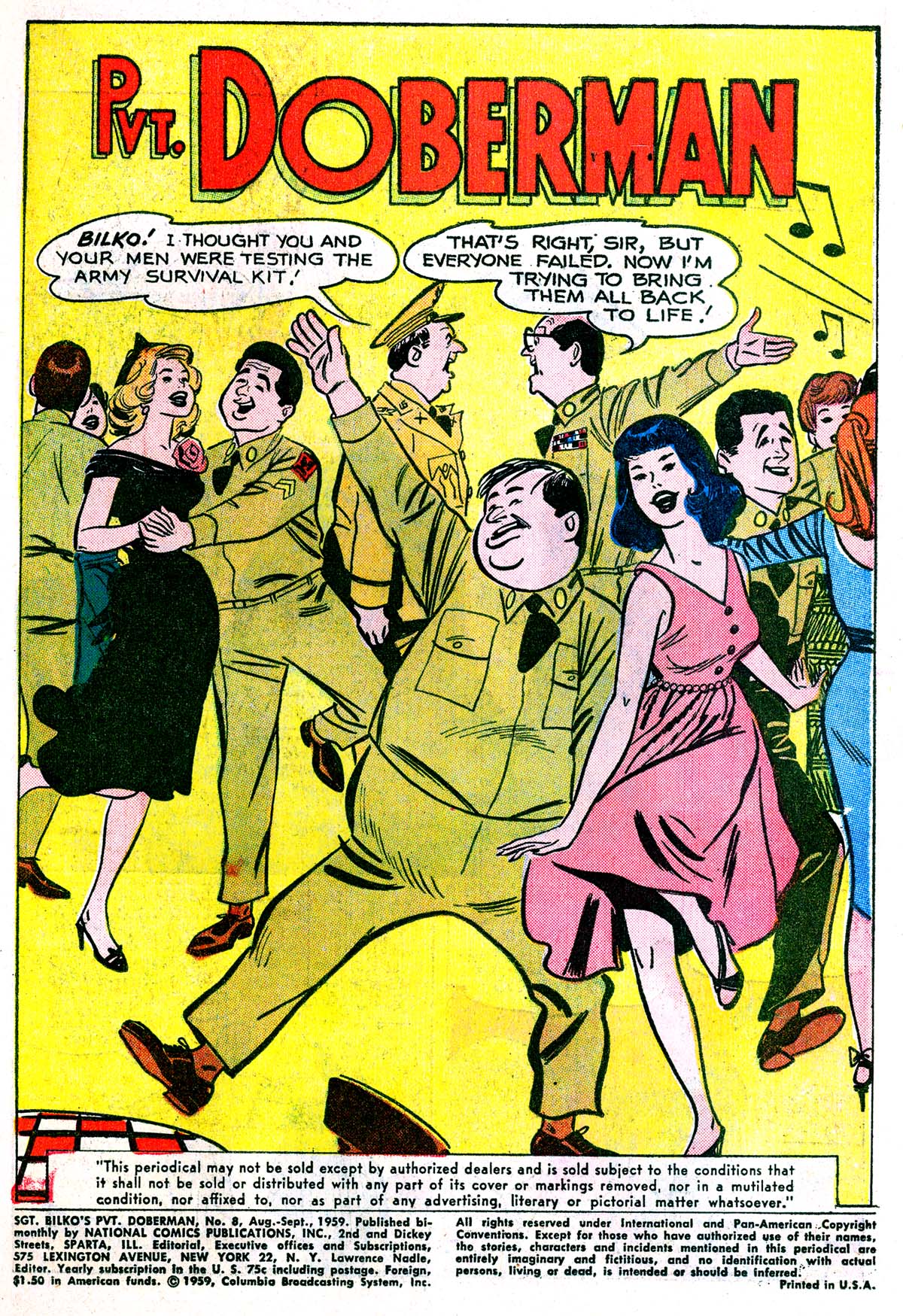 Read online Sgt. Bilko's Pvt. Doberman comic -  Issue #8 - 3