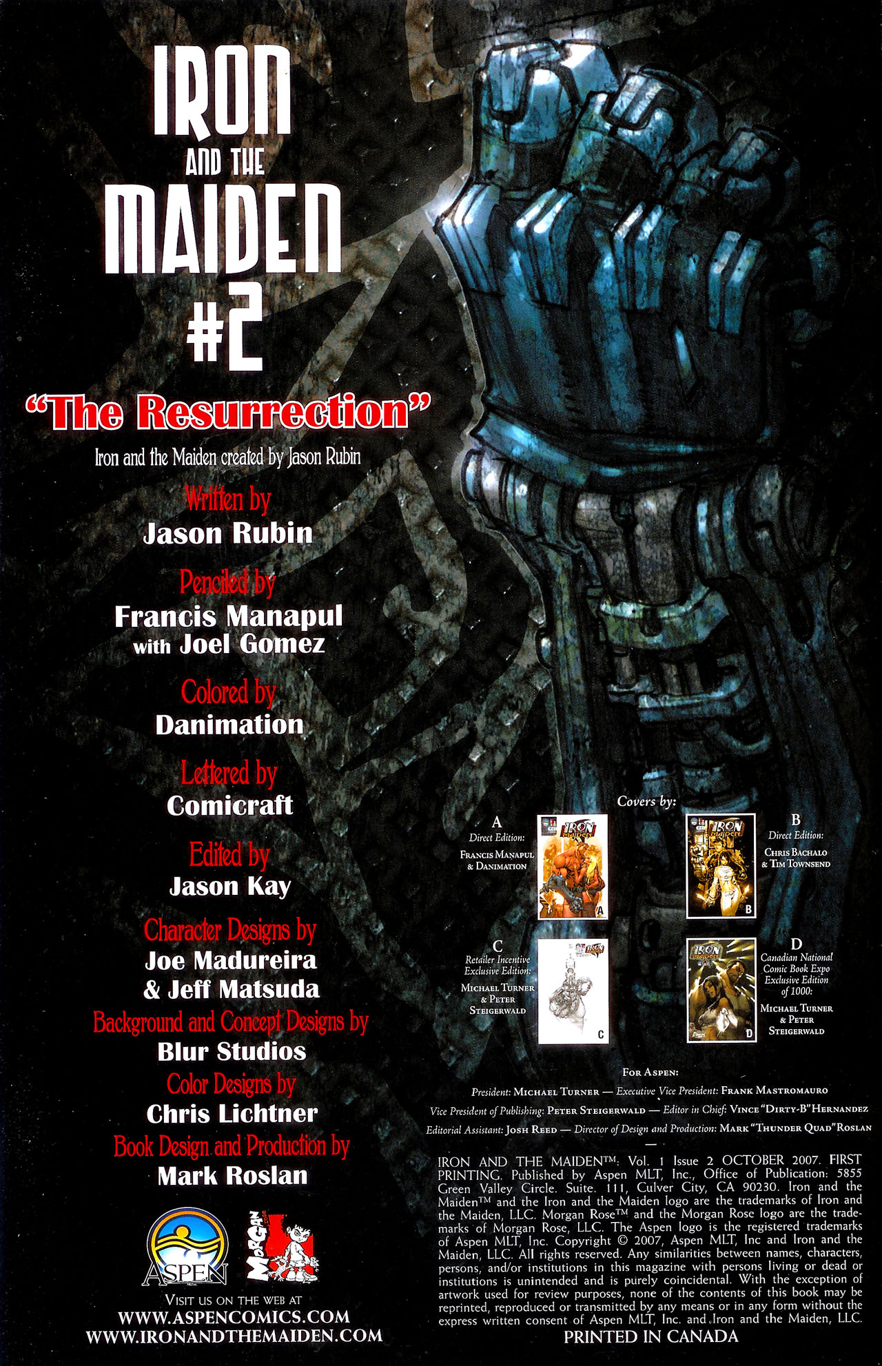 Read online Iron and the Maiden comic -  Issue #2 - 3