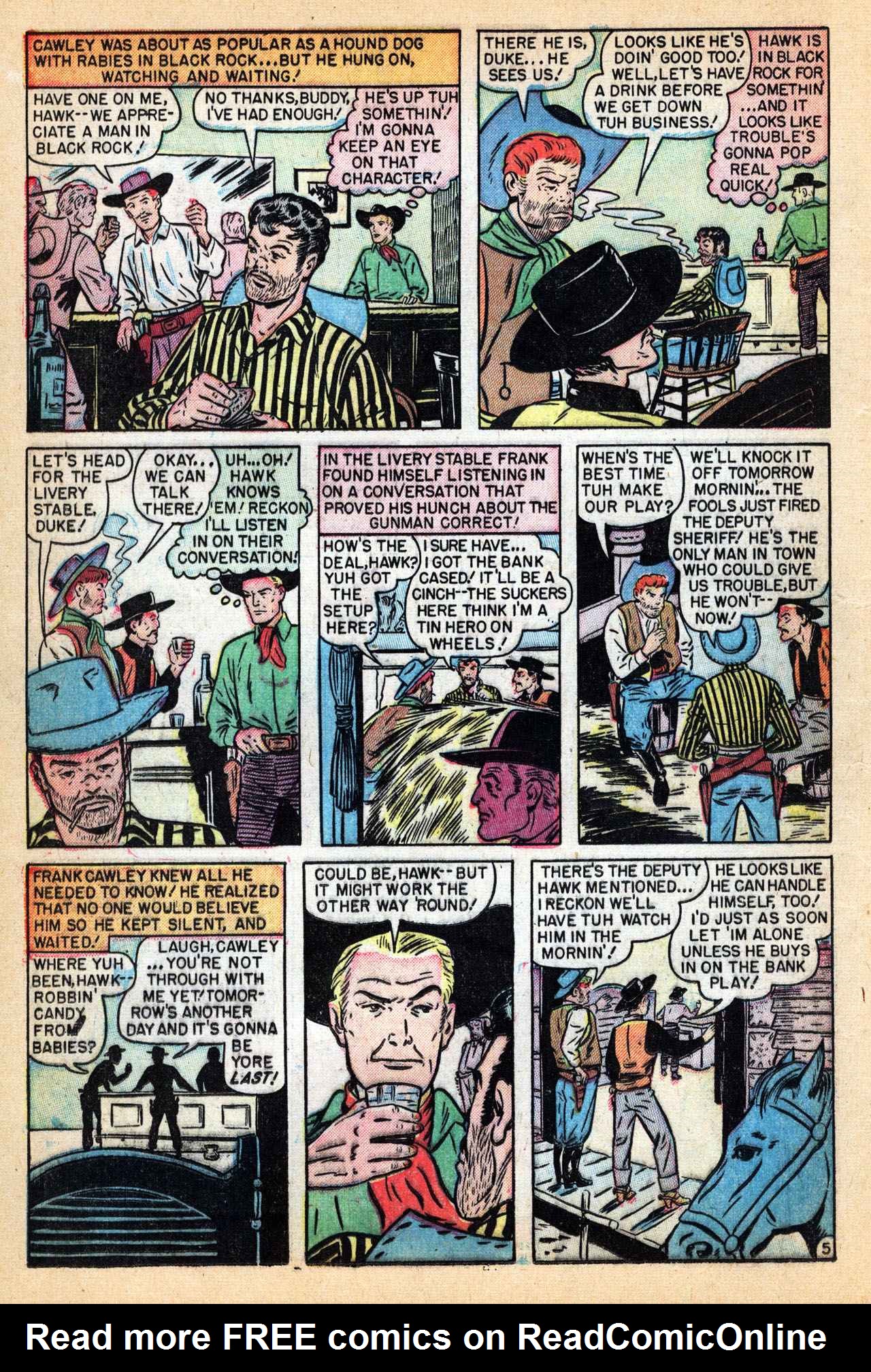 Read online Western Outlaws and Sheriffs comic -  Issue #60 - 16