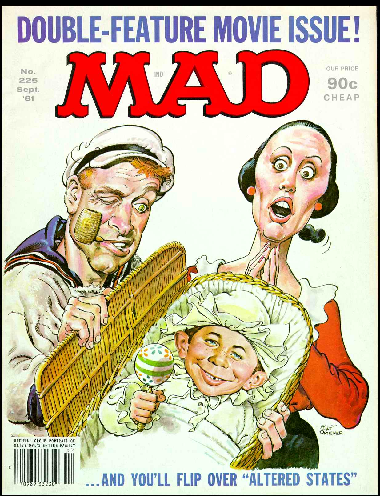 Read online MAD comic -  Issue #225 - 1