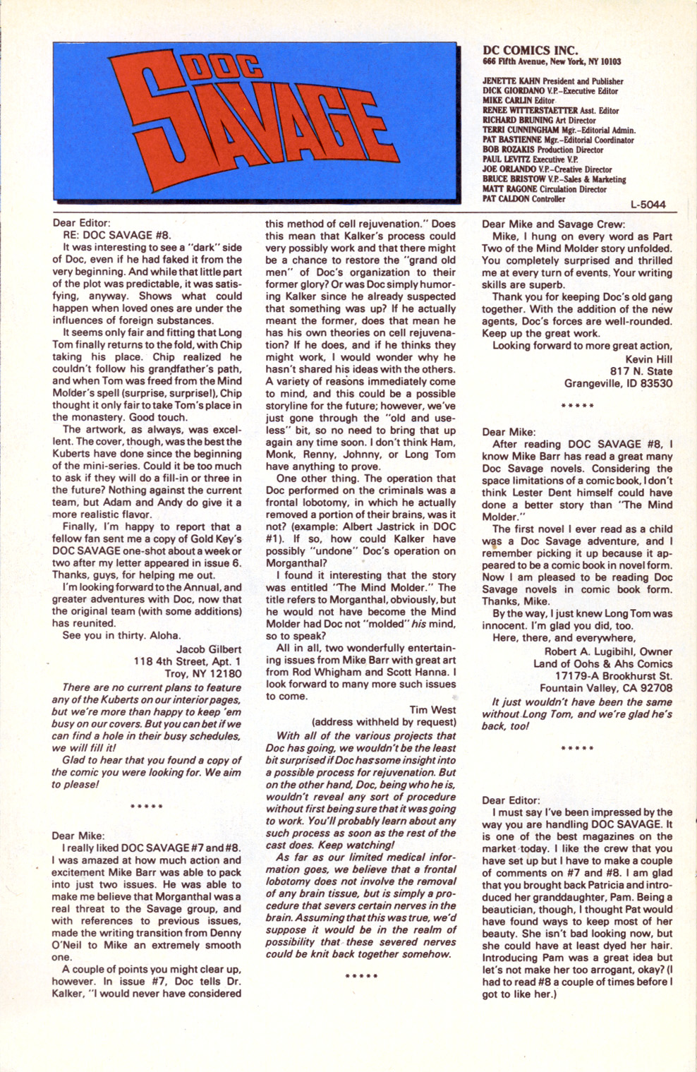 Read online Doc Savage (1988) comic -  Issue #12 - 28