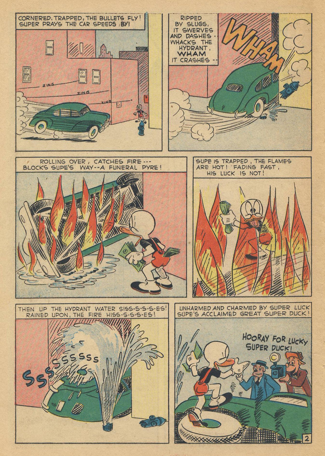 Read online Super Duck Comics comic -  Issue #28 - 34