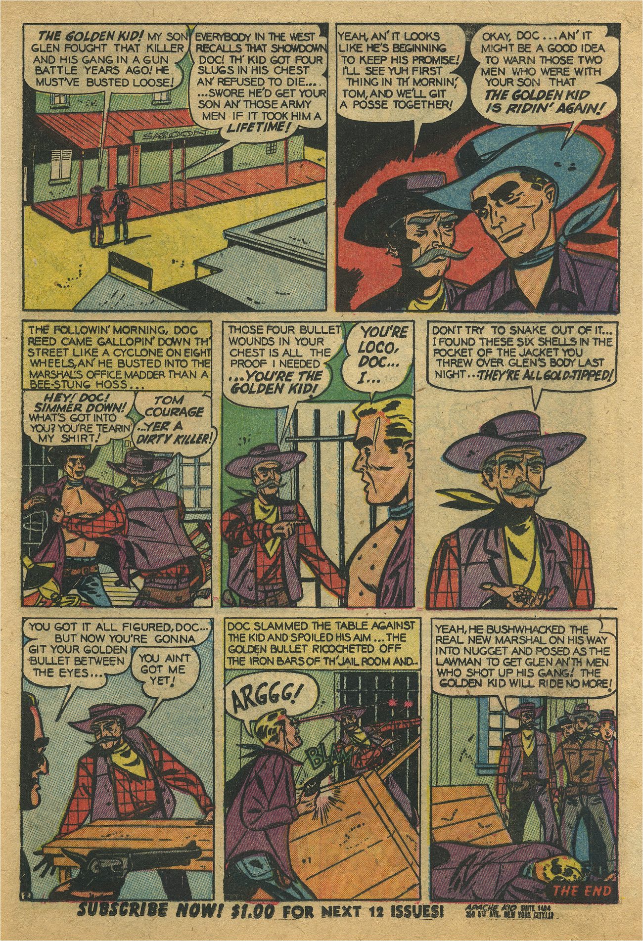 Read online Apache Kid comic -  Issue #7 - 25