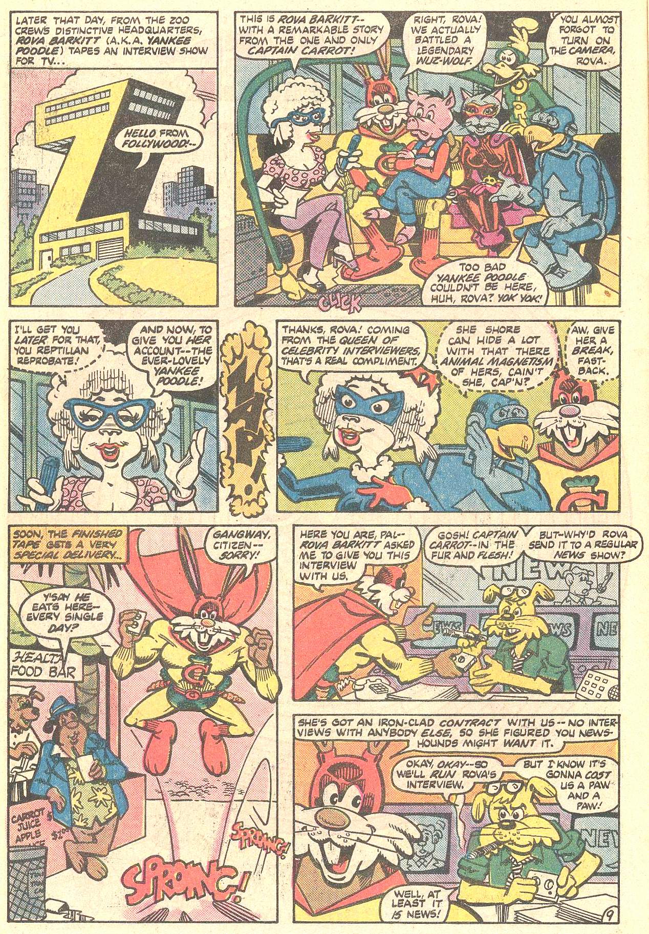 Read online Captain Carrot and His Amazing Zoo Crew! comic -  Issue #11 - 10