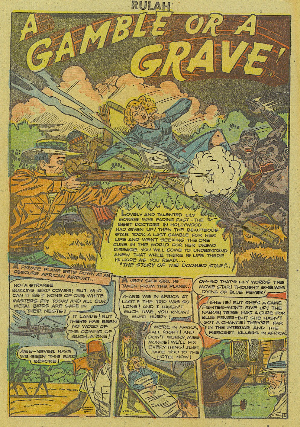 Read online Rulah - Jungle Goddess comic -  Issue #26 - 19