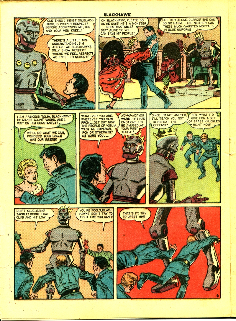 Read online Blackhawk (1957) comic -  Issue #42 - 8