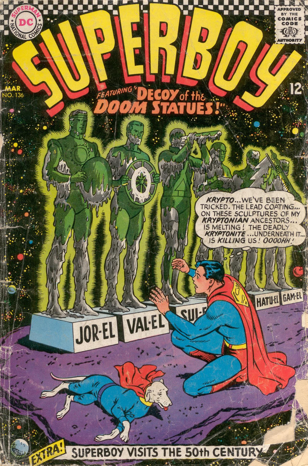 Read online Superboy (1949) comic -  Issue #136 - 1