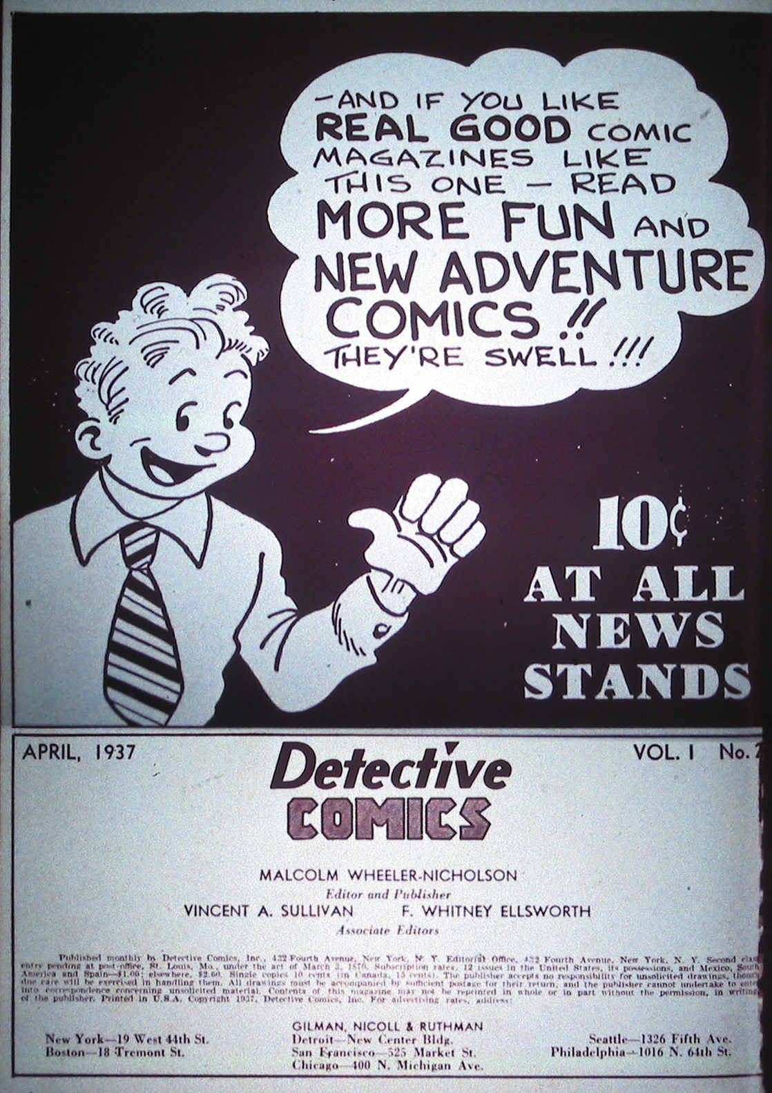 Read online Detective Comics (1937) comic -  Issue #2 - 2
