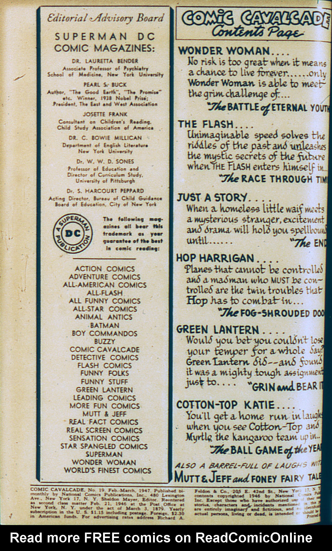 Read online Comic Cavalcade comic -  Issue #19 - 3