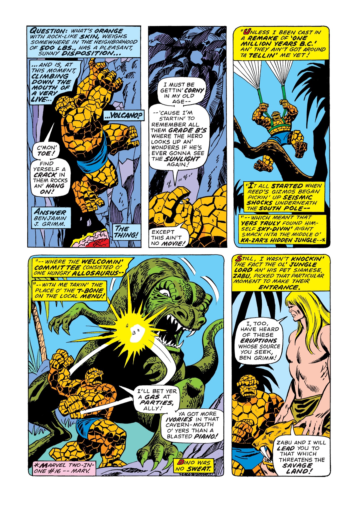 Read online Marvel Masterworks: Marvel Two-In-One comic -  Issue # TPB 2 - 125