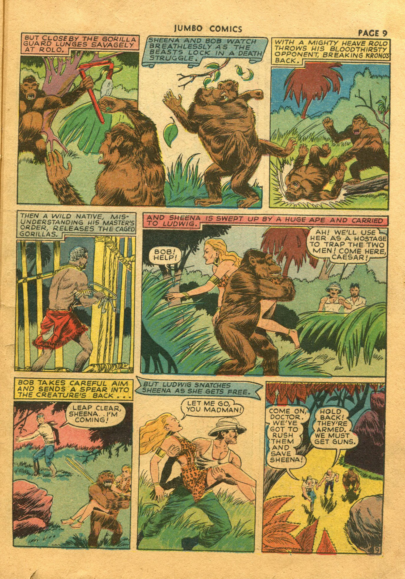 Read online Jumbo Comics comic -  Issue #35 - 12