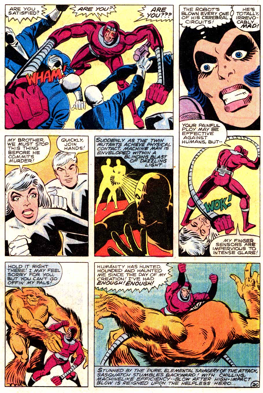 Read online Machine Man (1978) comic -  Issue #18 - 21
