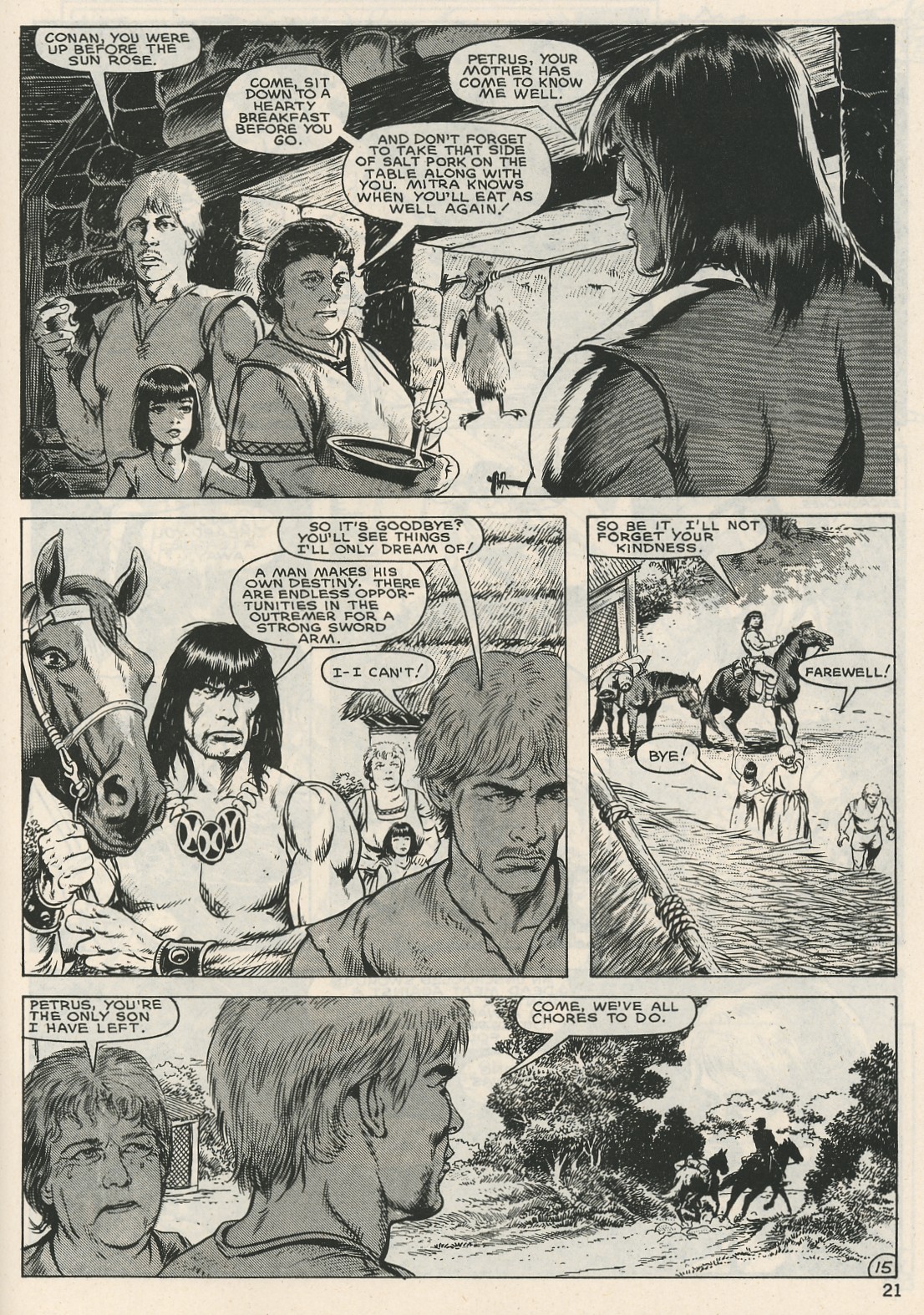Read online The Savage Sword Of Conan comic -  Issue #126 - 21