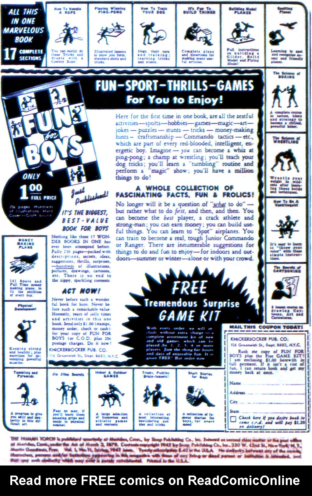 Read online The Human Torch (1940) comic -  Issue #11 - 2