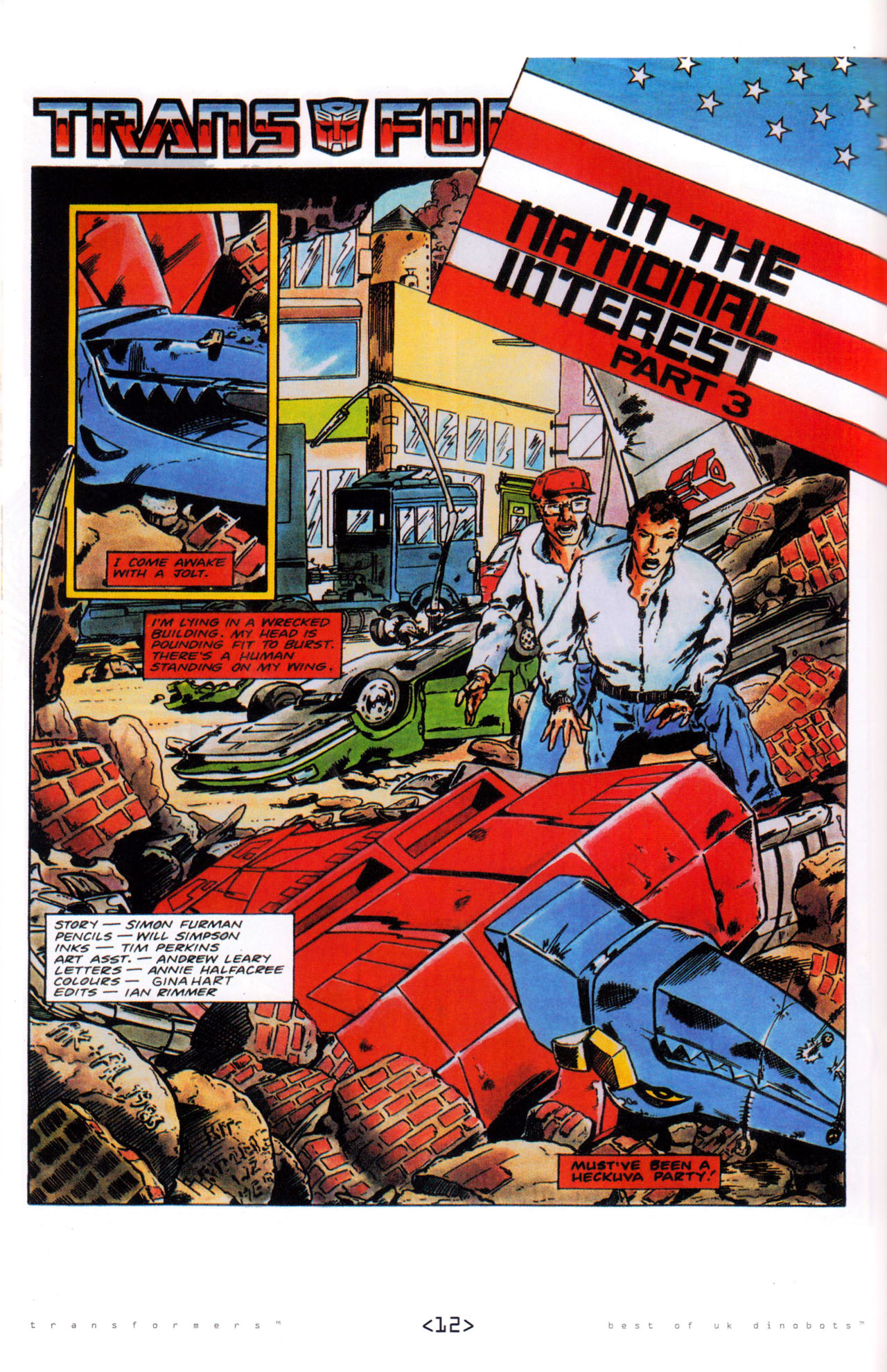 Read online The Transformers: Best of UK: Dinobots comic -  Issue #5 - 14