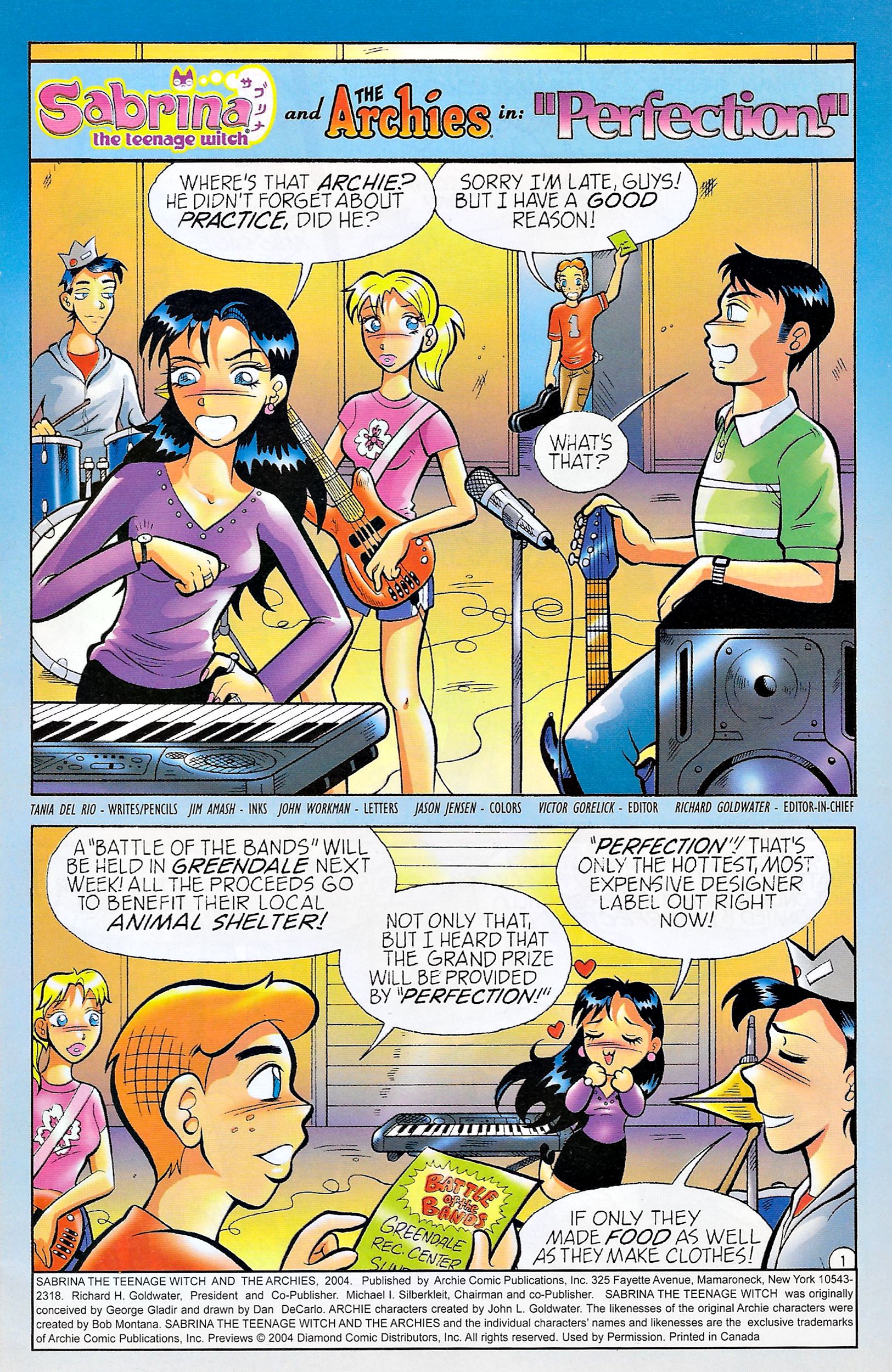 Read online Sabrina the Teenage Witch and the Archies comic -  Issue # Full - 3