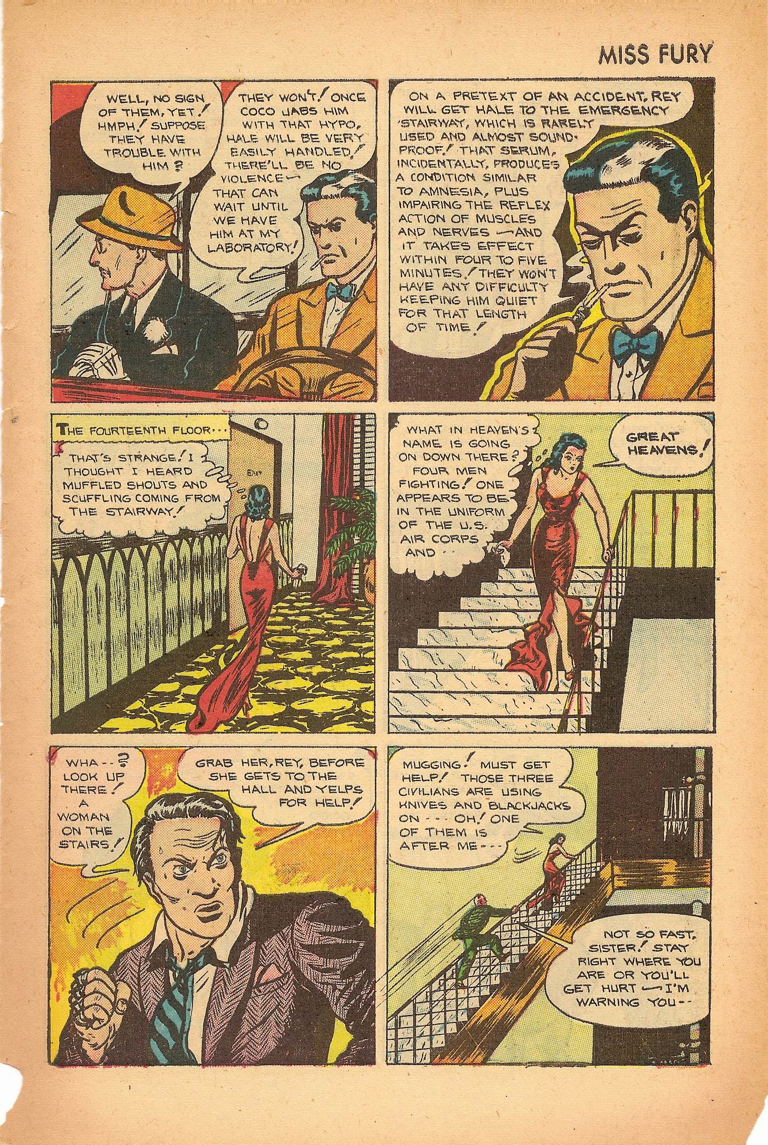Read online Miss Fury (1942) comic -  Issue #7 - 27