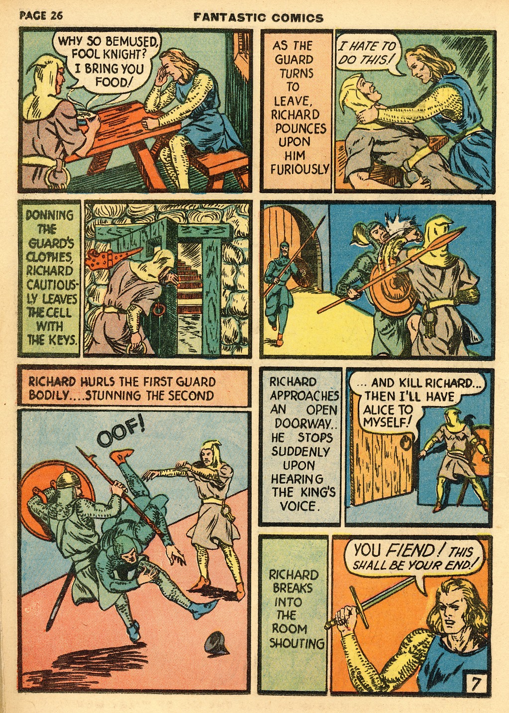 Read online Fantastic Comics comic -  Issue #10 - 27