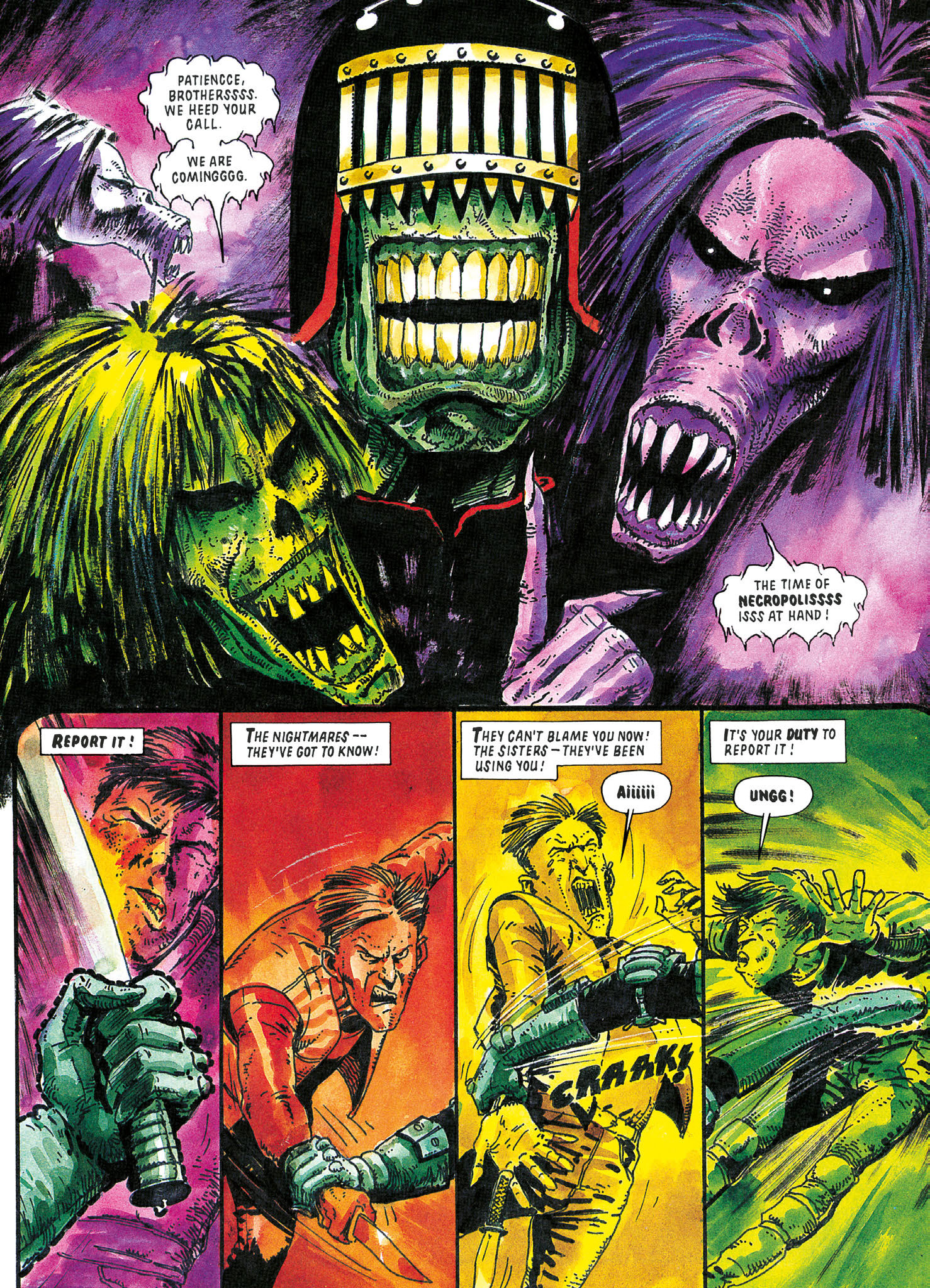 Read online Essential Judge Dredd: Necropolis comic -  Issue # TPB (Part 1) - 85