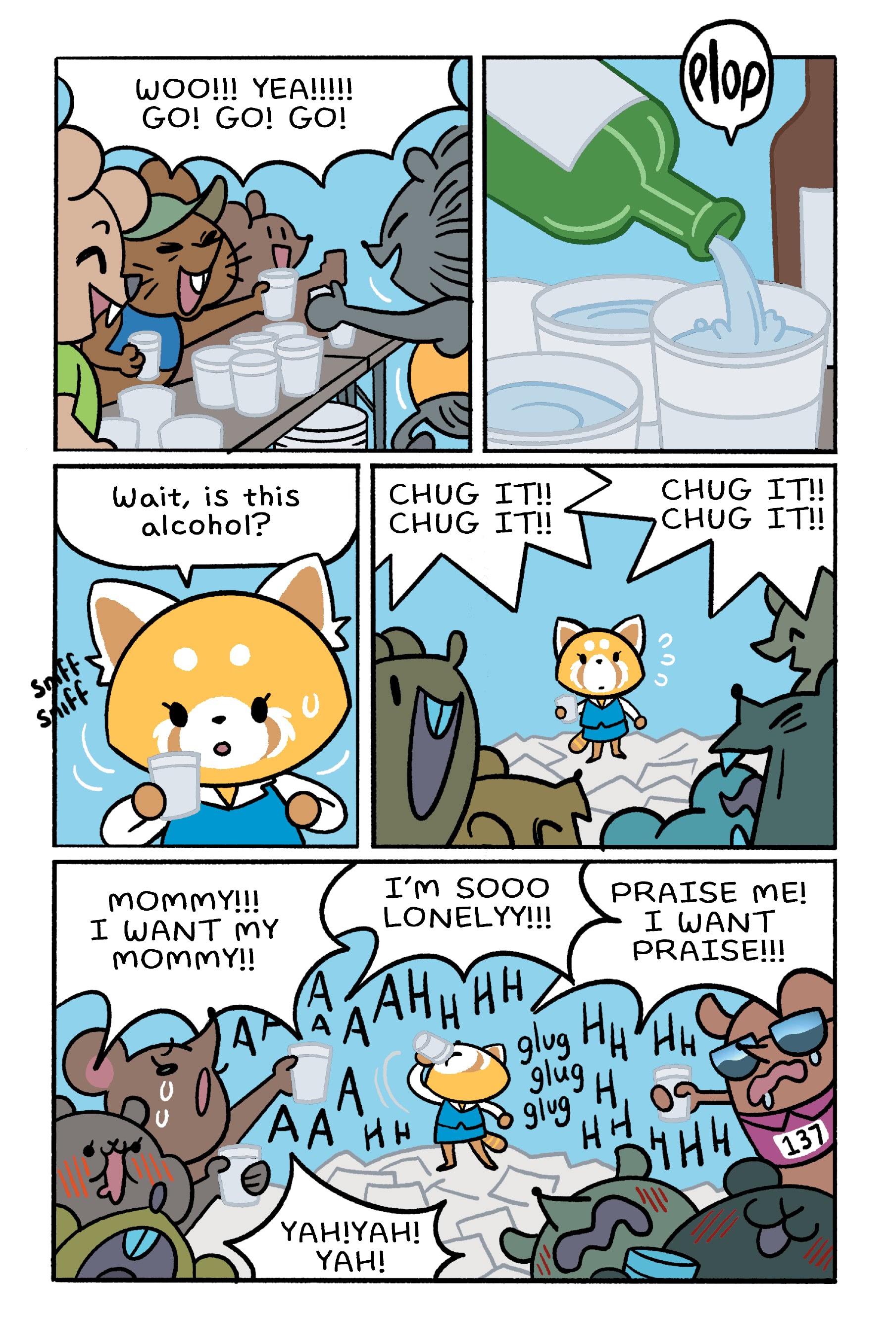 Read online Aggretsuko: Down the Rabbit Hole comic -  Issue # TPB - 16