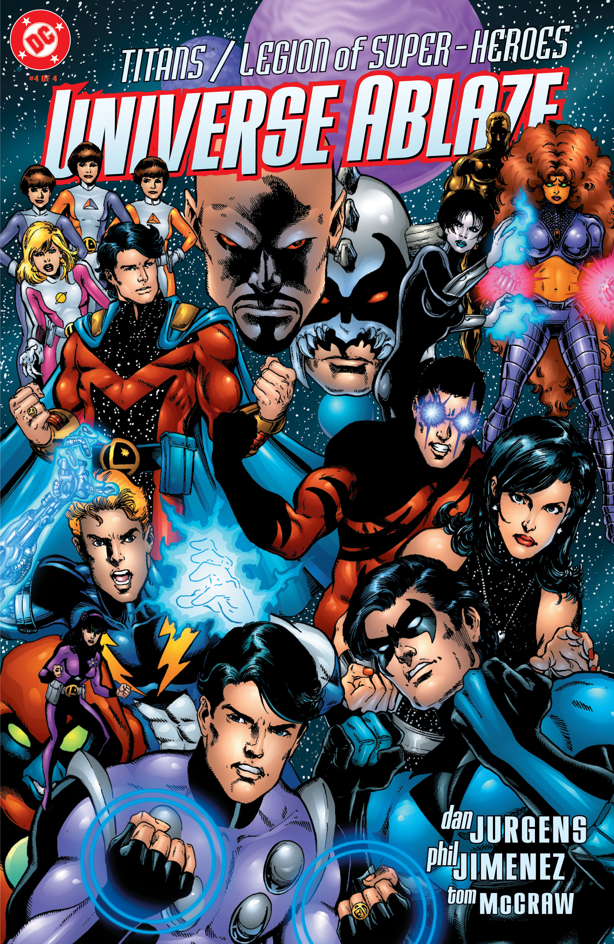 Read online Titans/Legion of Super-Heroes: Universe Ablaze comic -  Issue #4 - 1