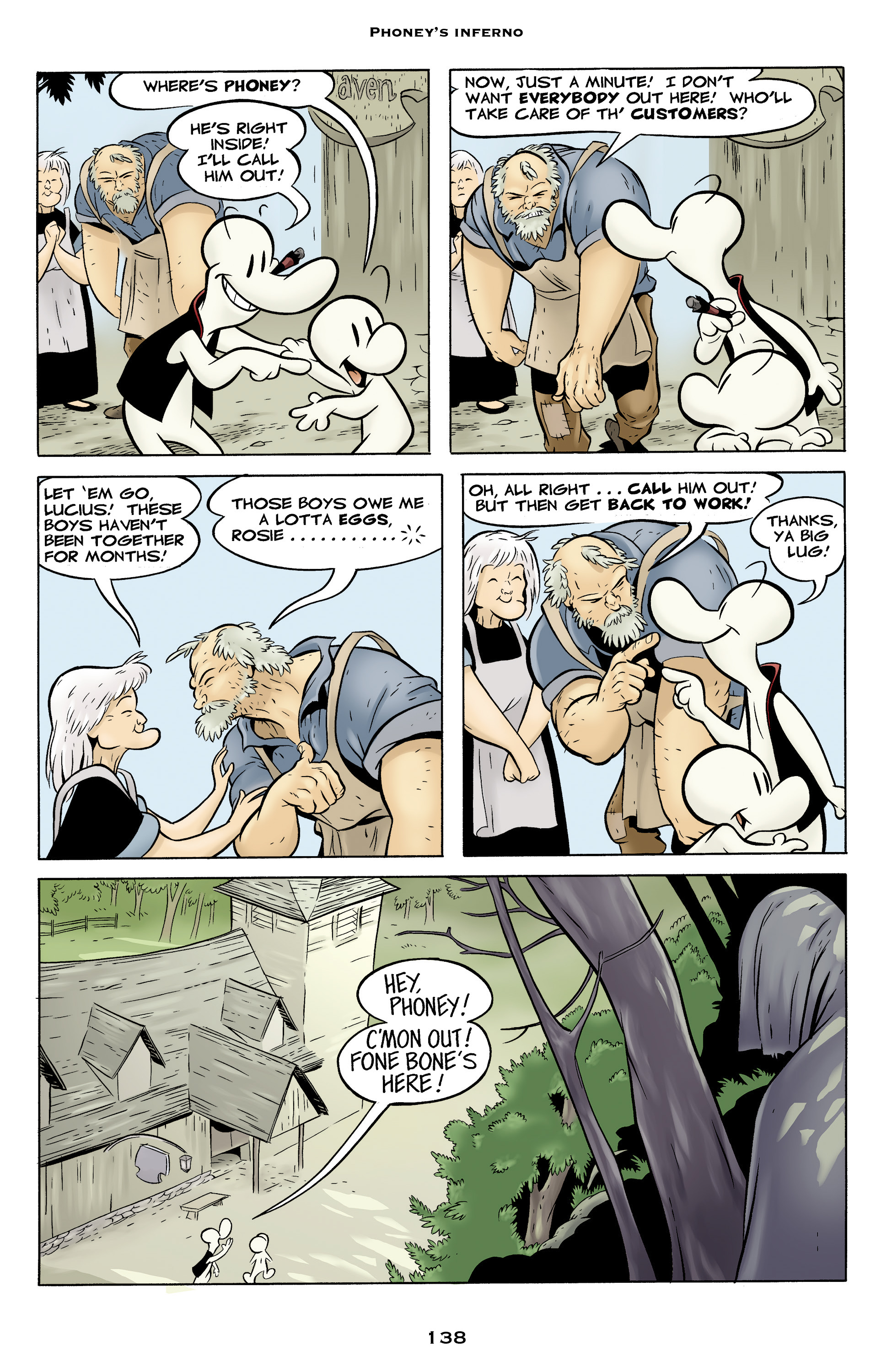 Read online Bone: Out From Boneville comic -  Issue # TPB - 138