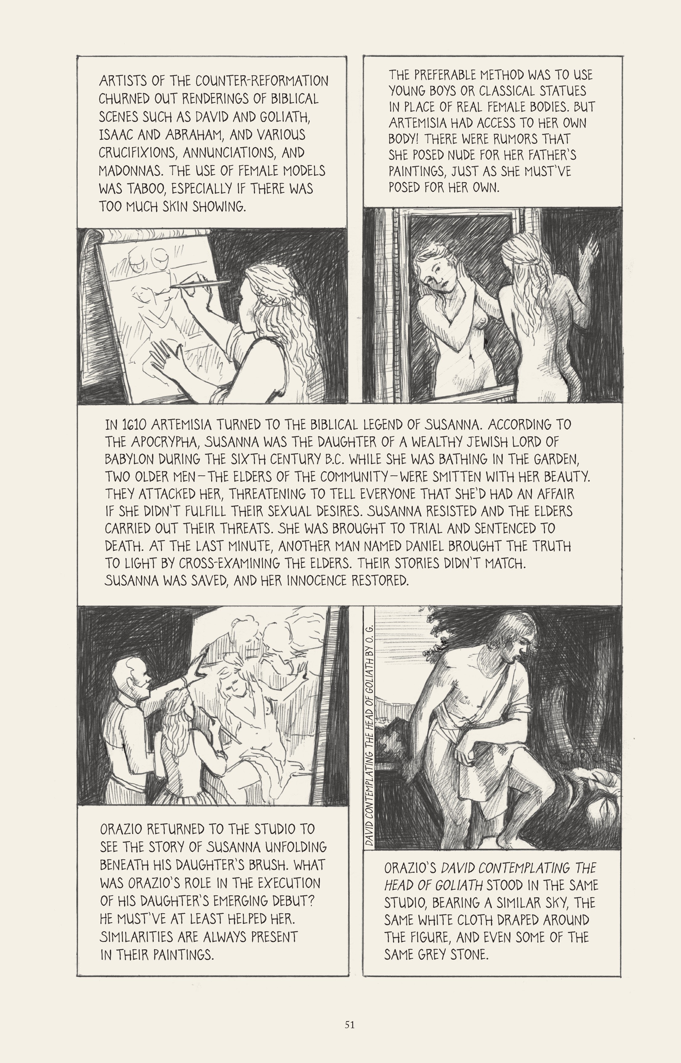 Read online I Know What I Am: The Life and Times of Artemisia Gentileschi comic -  Issue # TPB (Part 1) - 60