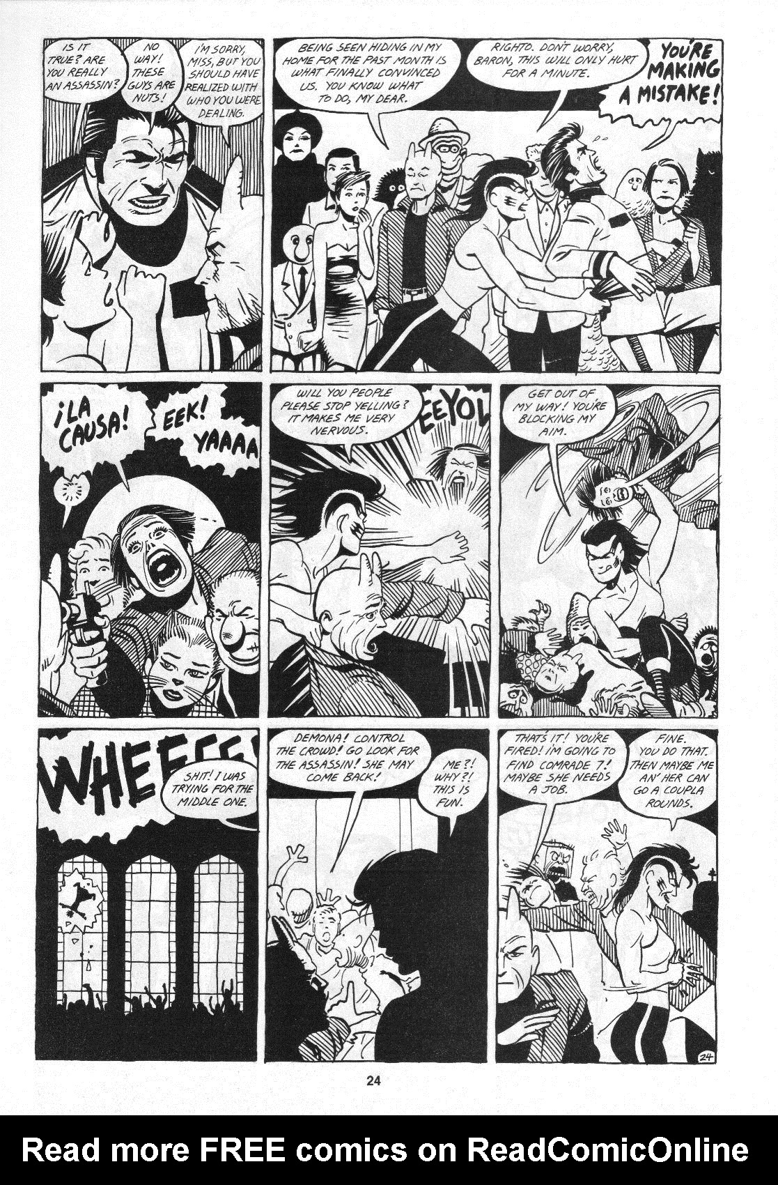 Read online Love and Rockets (1982) comic -  Issue #4 - 26