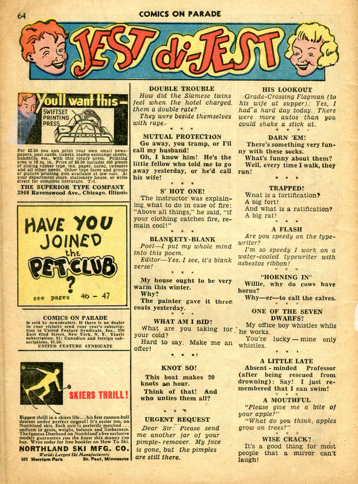Read online Comics on Parade comic -  Issue #10 - 66