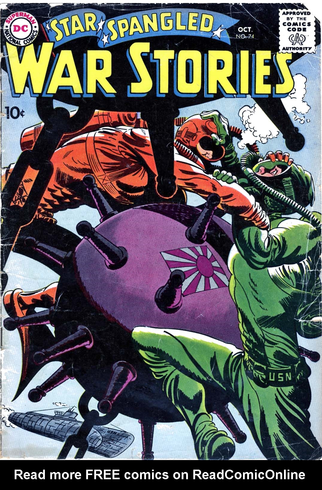 Read online Star Spangled War Stories (1952) comic -  Issue #74 - 1