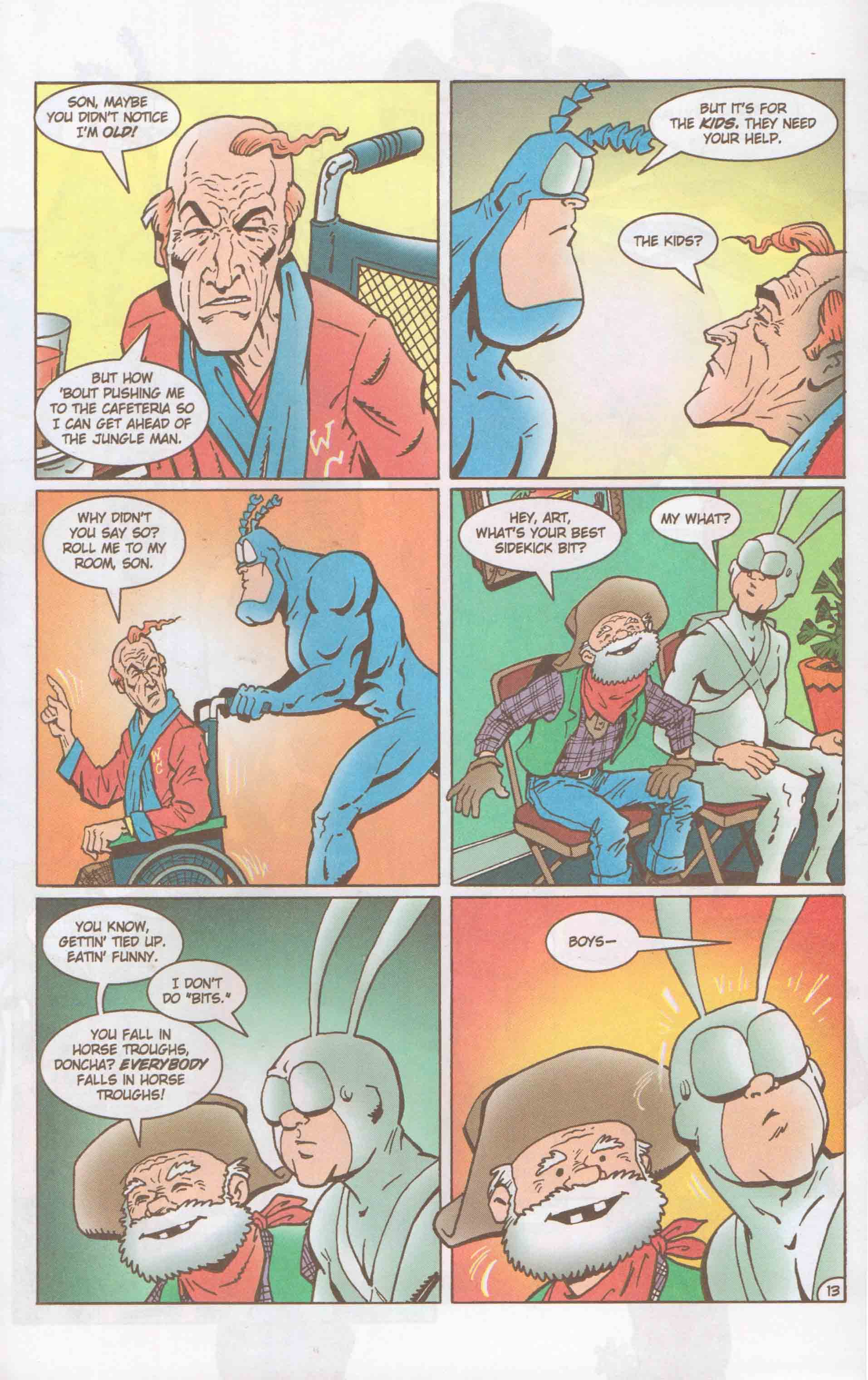 Read online The Tick: Big Red-N-Green Christmas Spectacle comic -  Issue # Full - 15