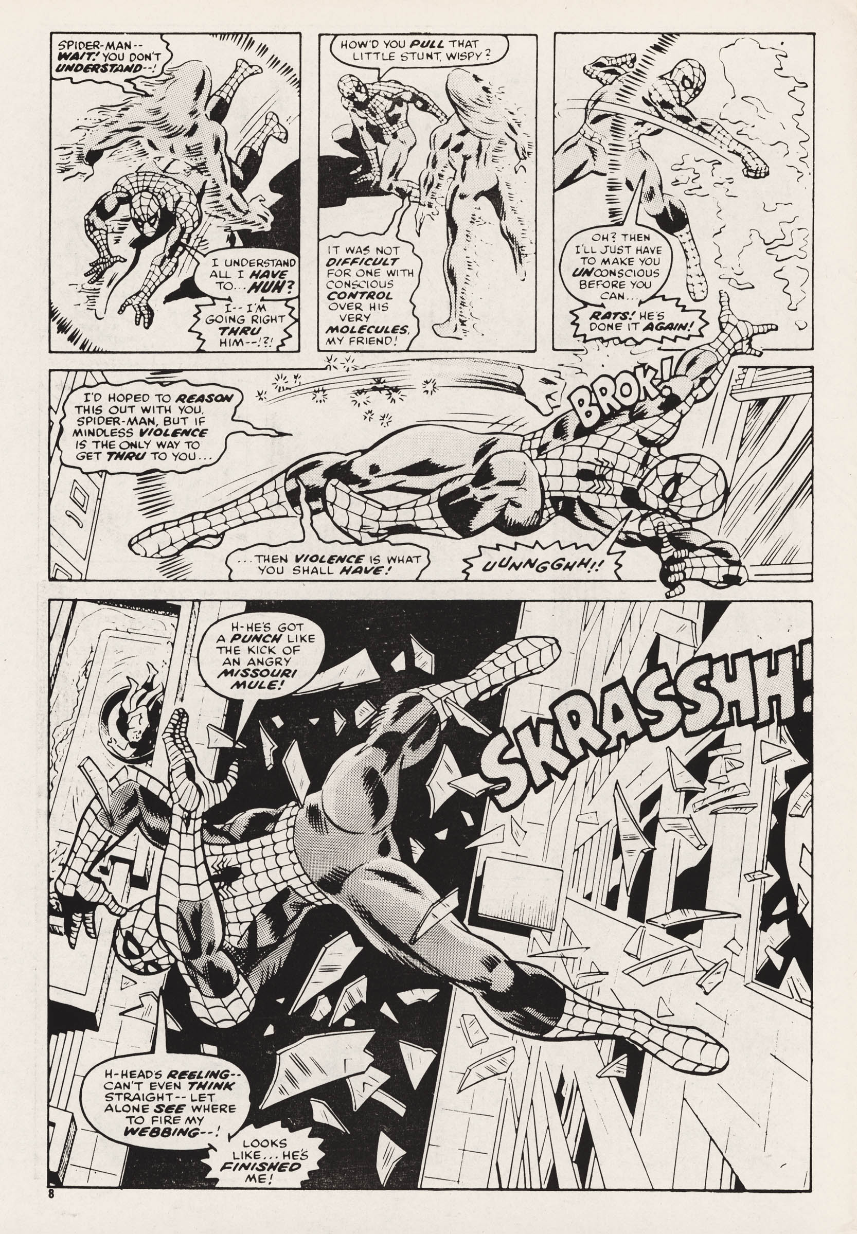 Read online Super Spider-Man and Captain Britain comic -  Issue #244 - 8