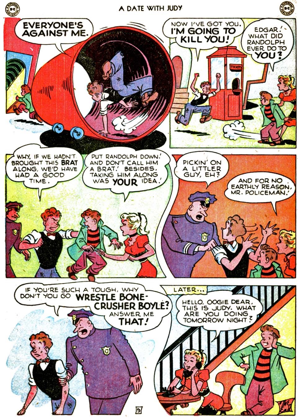 Read online A Date with Judy comic -  Issue #2 - 36