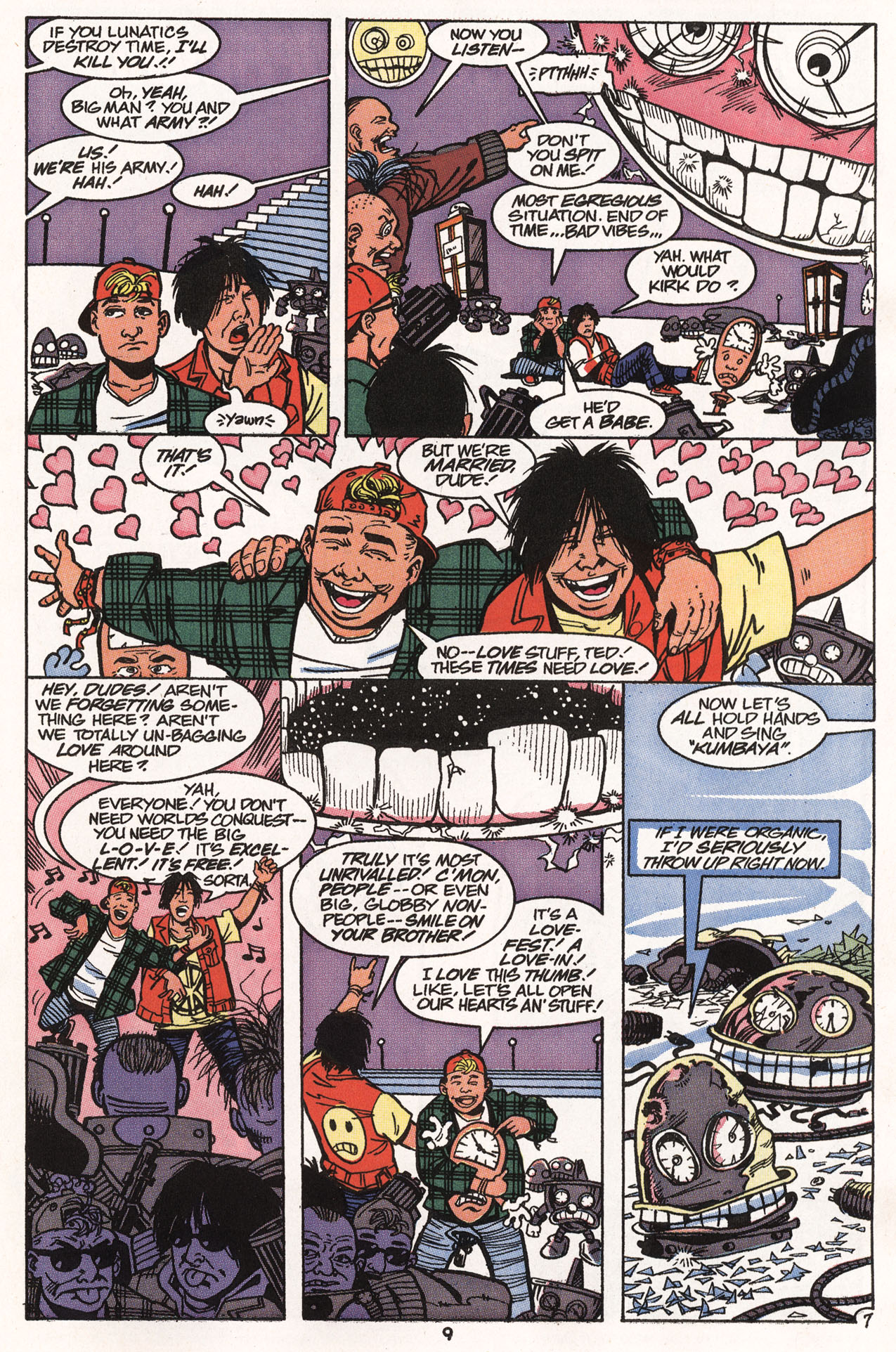 Read online Bill & Ted's Excellent Comic Book comic -  Issue #7 - 11
