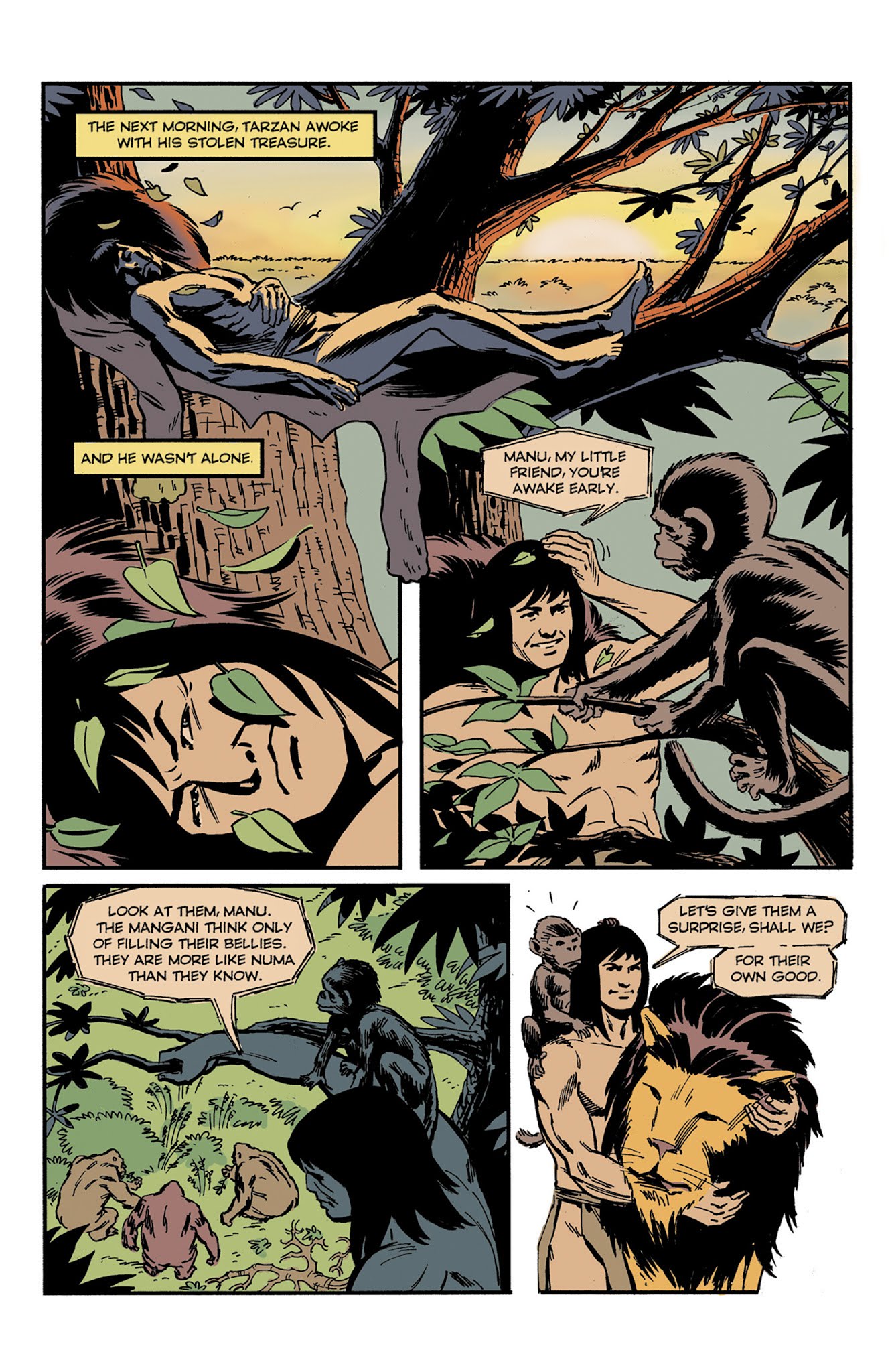 Read online Edgar Rice Burroughs' Jungle Tales of Tarzan comic -  Issue # TPB (Part 1) - 98
