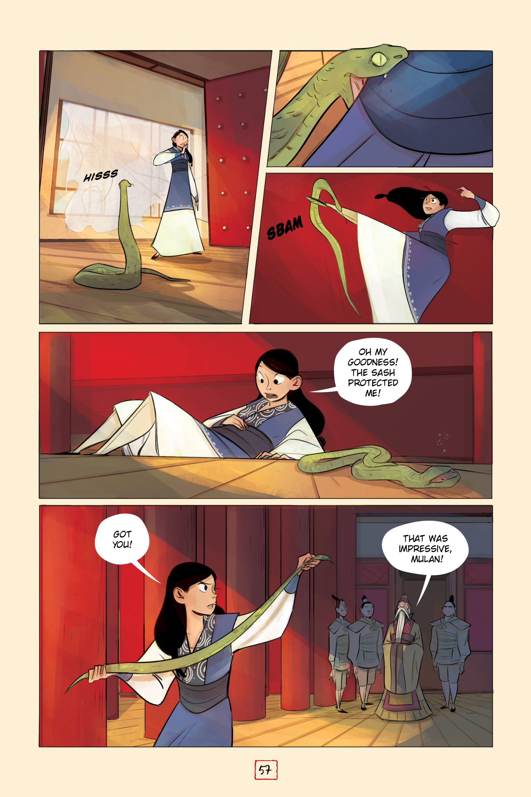 Read online Disney Mulan's Adventure Journal: The Palace of Secrets comic -  Issue # TPB - 57