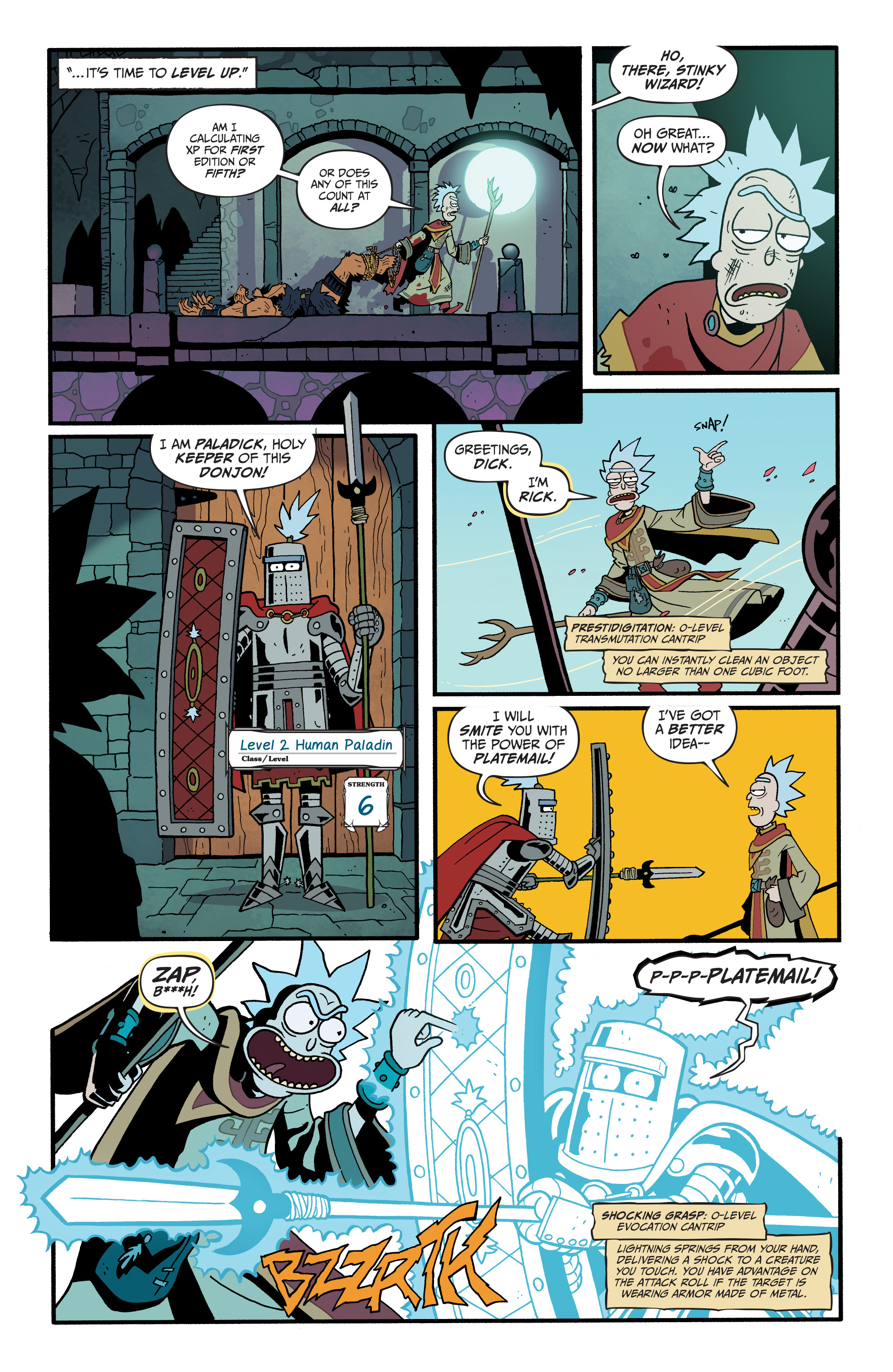 Read online Rick and Morty vs. Dungeons & Dragons II: Painscape comic -  Issue #3 - 14