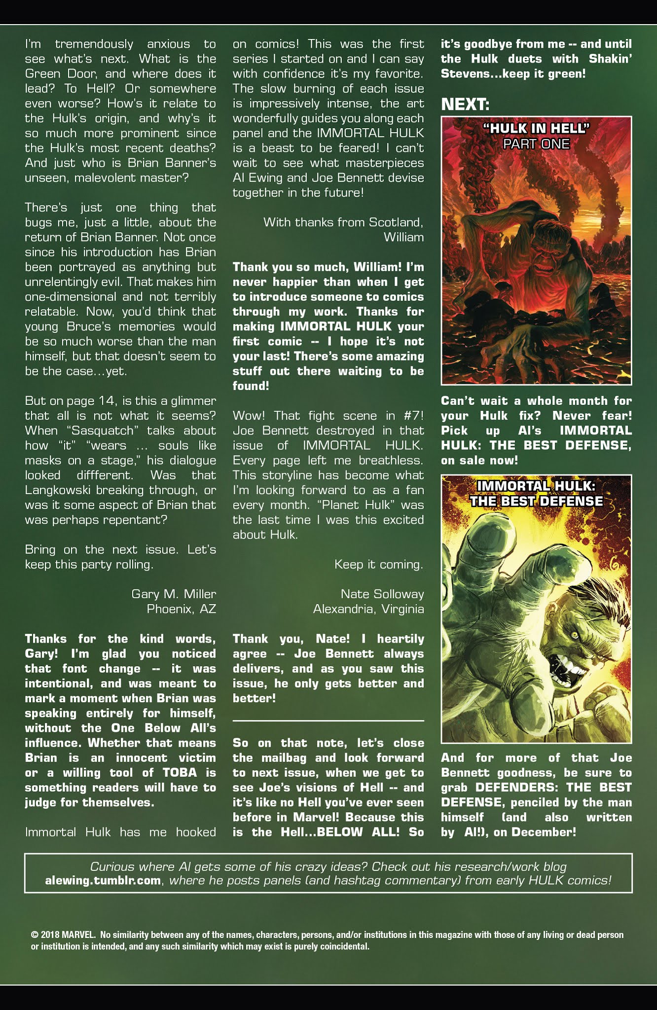 Read online Immortal Hulk comic -  Issue #10 - 21
