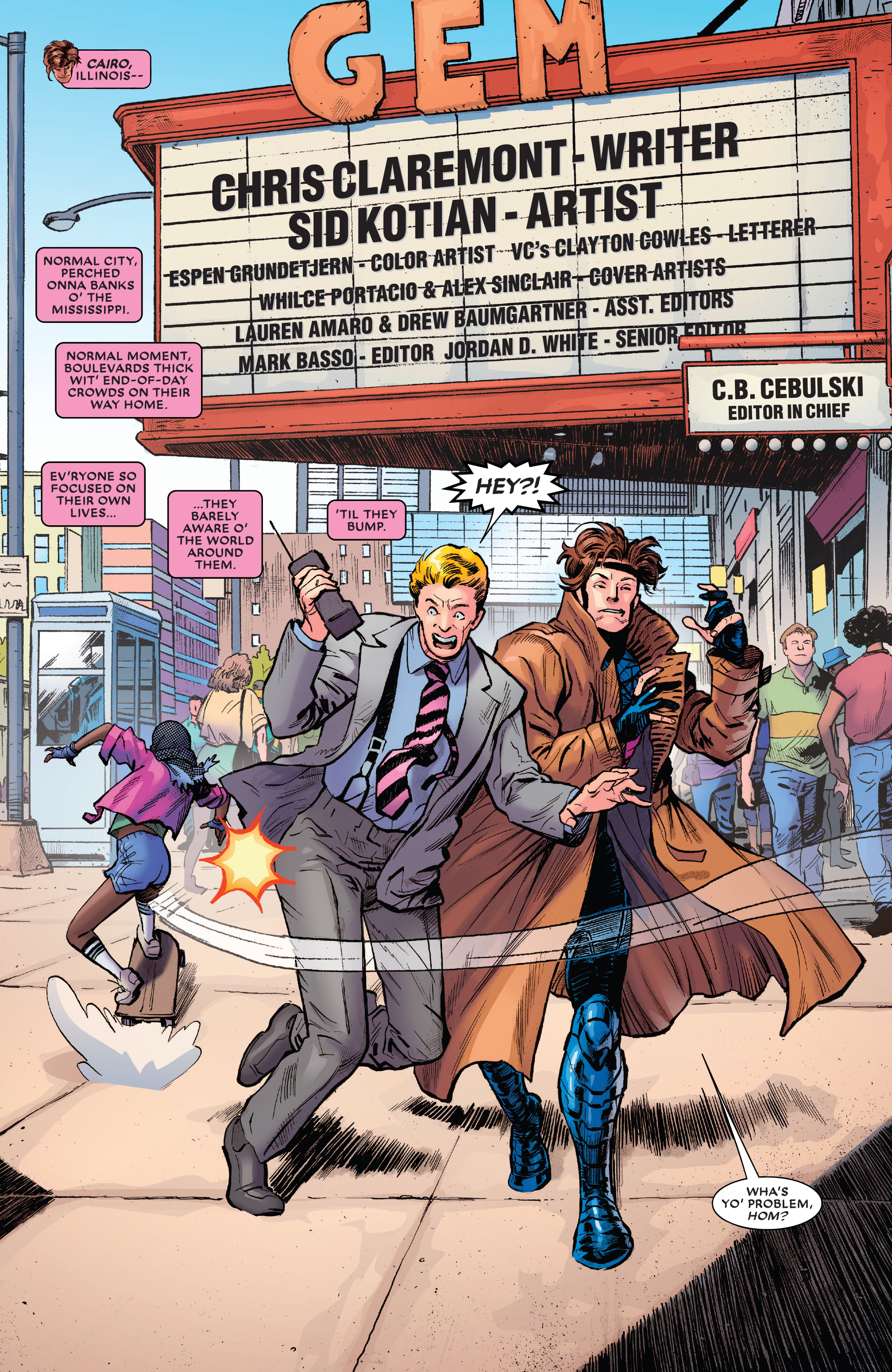 Read online Gambit (2022) comic -  Issue #1 - 2