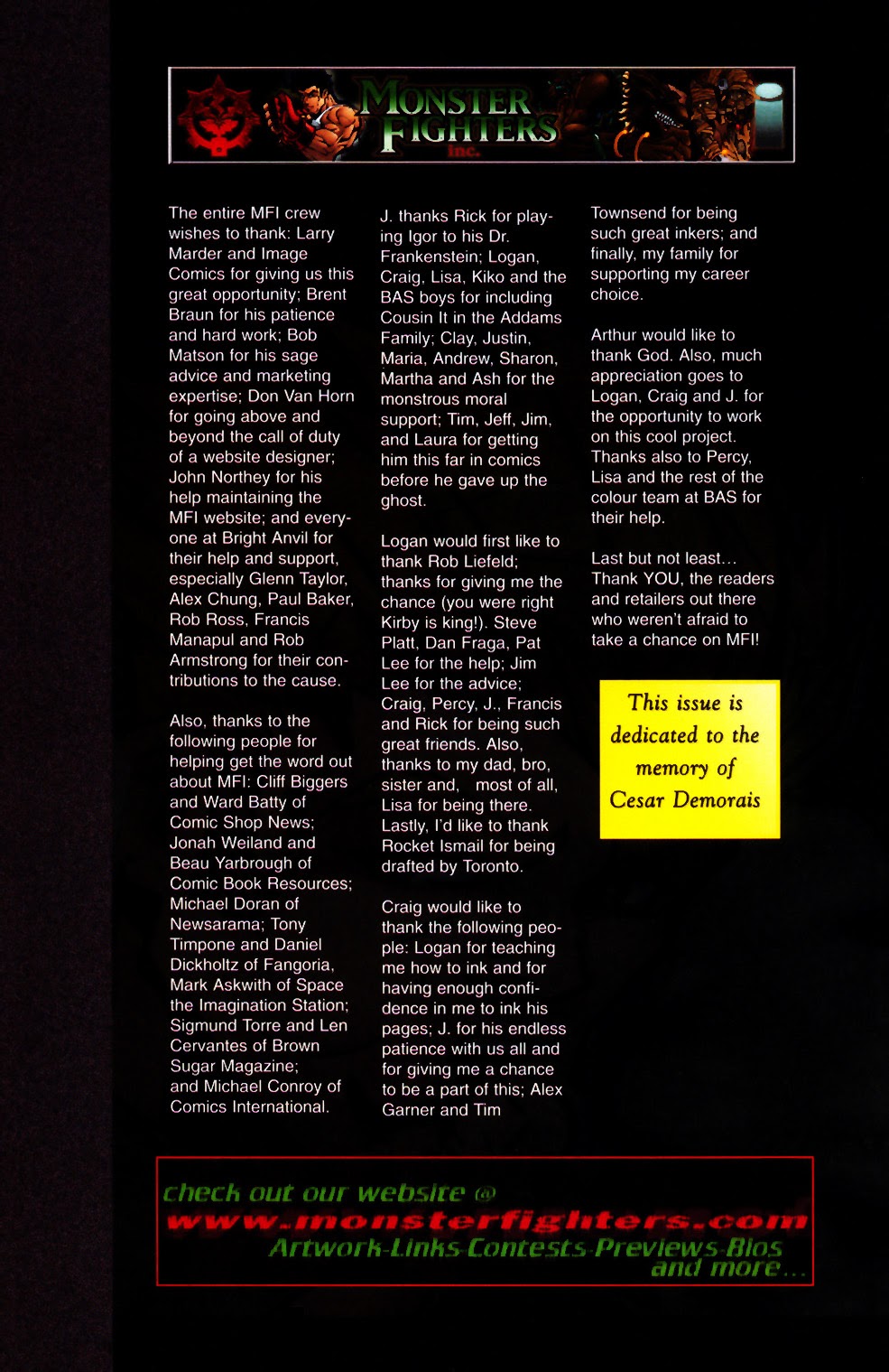 Read online Monster Fighters Inc. comic -  Issue # Full - 26