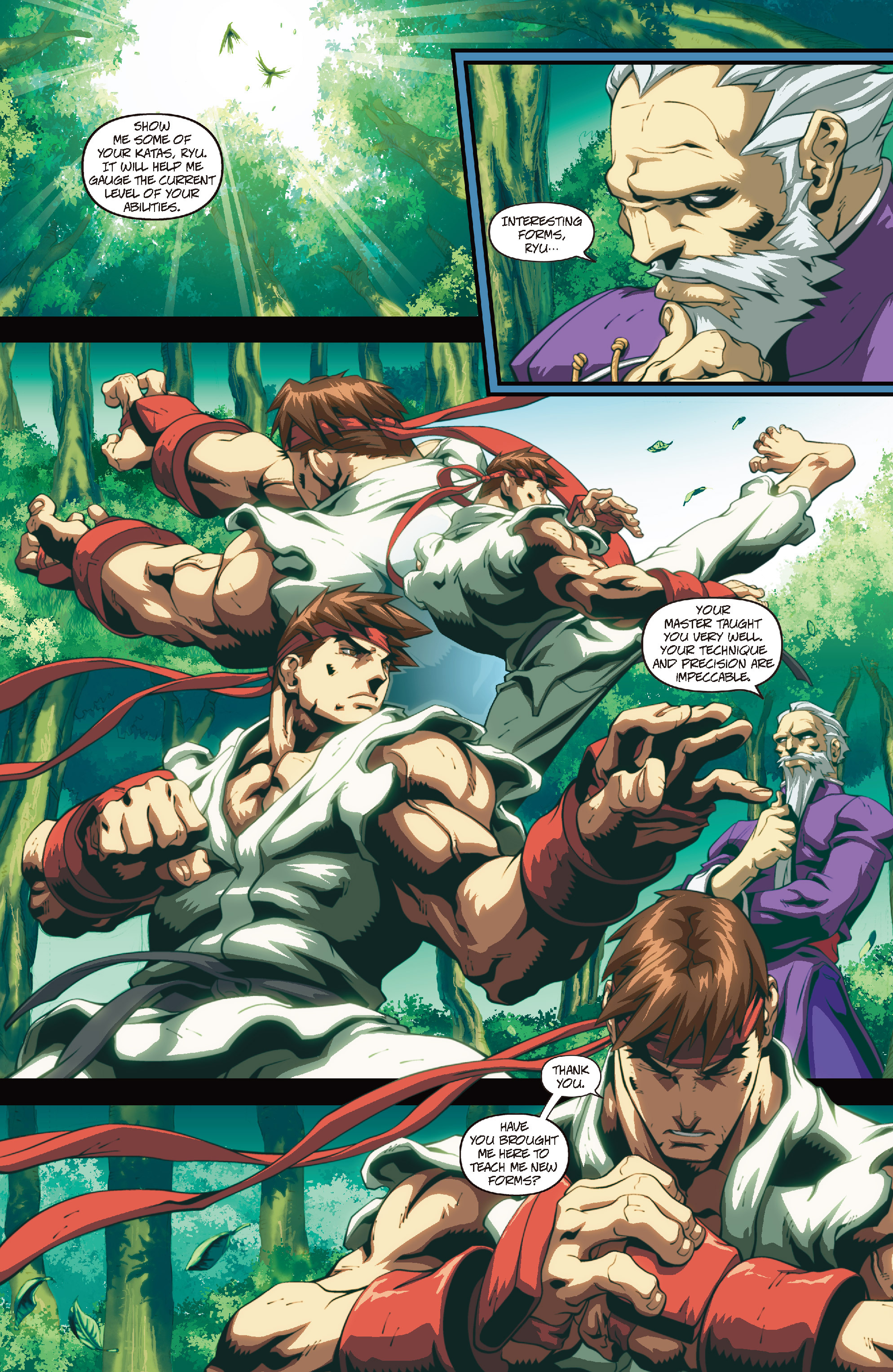 Read online Street Fighter II comic -  Issue #4 - 10